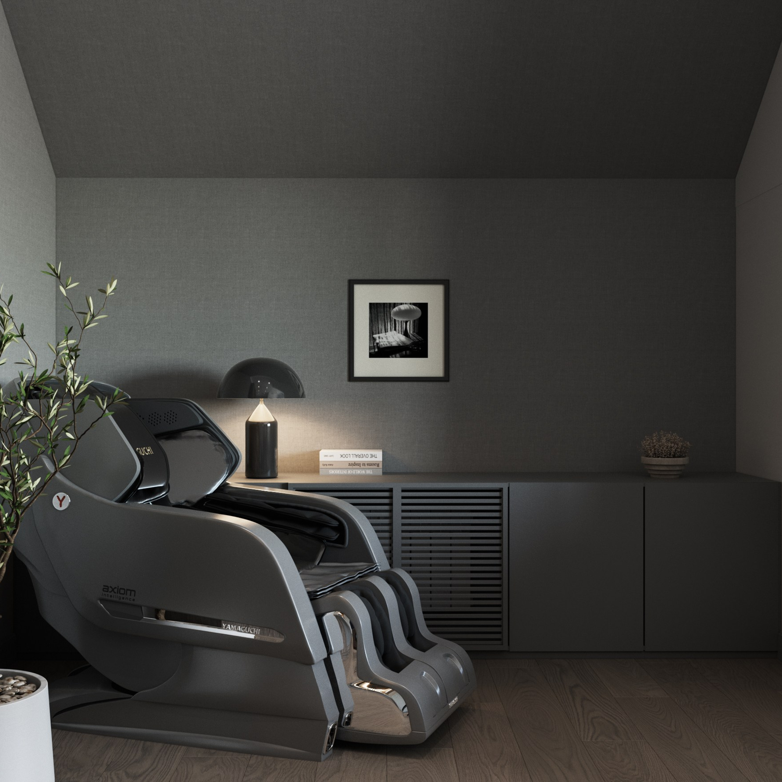 Кабинет на мансардном этаже. Дизайнер интерьера Санкт-Петербург I Дегтярева Елизавета