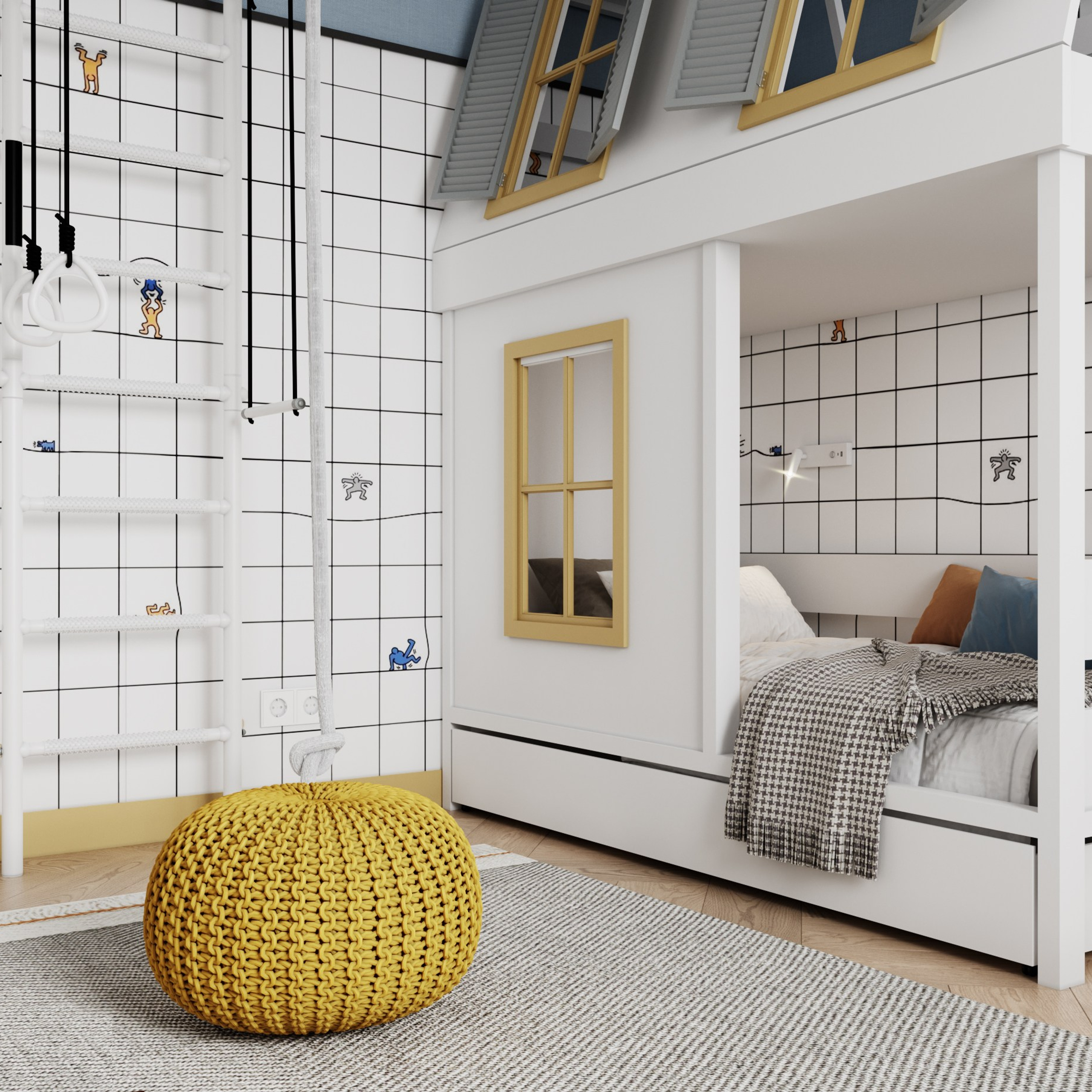 Двухуровневая квартира. Дизайнер интерьера Санкт-Петербург I Дегтярева Елизавета