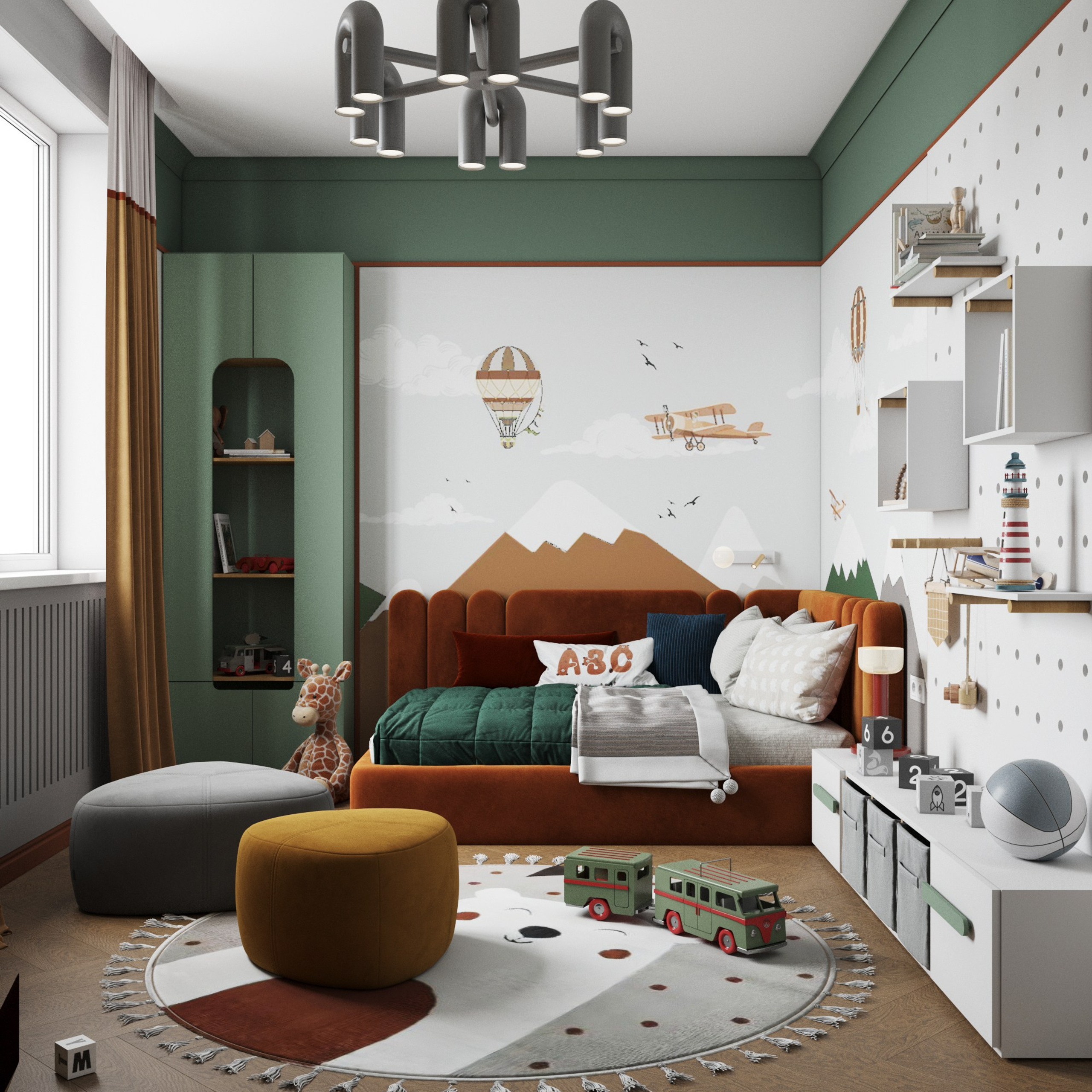 Детская для мальчика. Дизайнер интерьера Санкт-Петербург I Дегтярева Елизавета