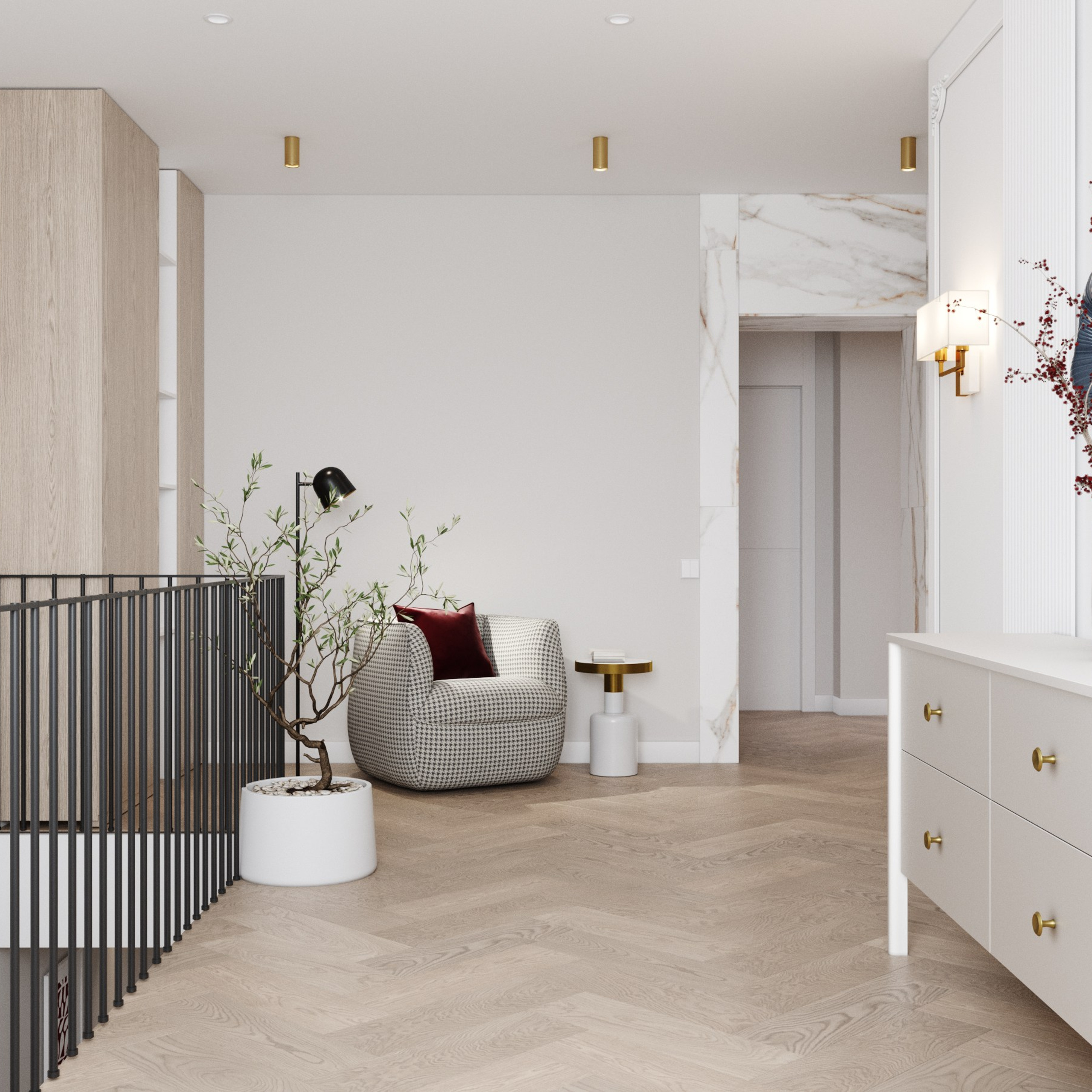 Двухуровневая квартира. Дизайнер интерьера Санкт-Петербург I Дегтярева Елизавета