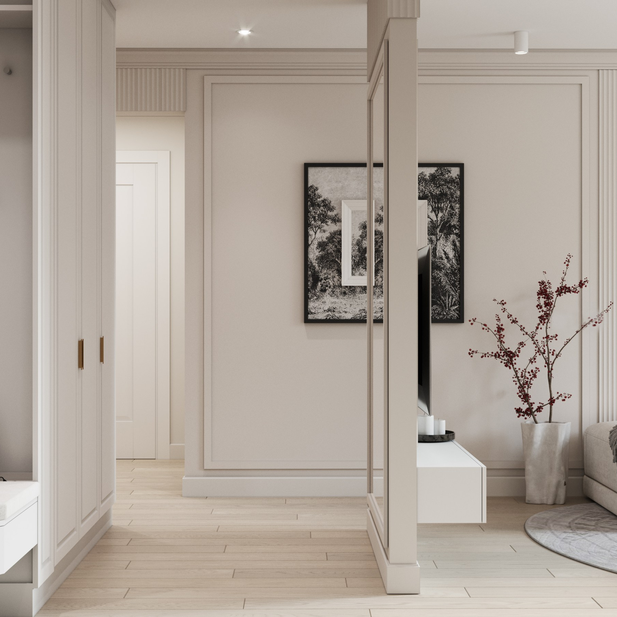 Двухкомнатная квартира. Дизайнер интерьера Санкт-Петербург I Дегтярева Елизавета