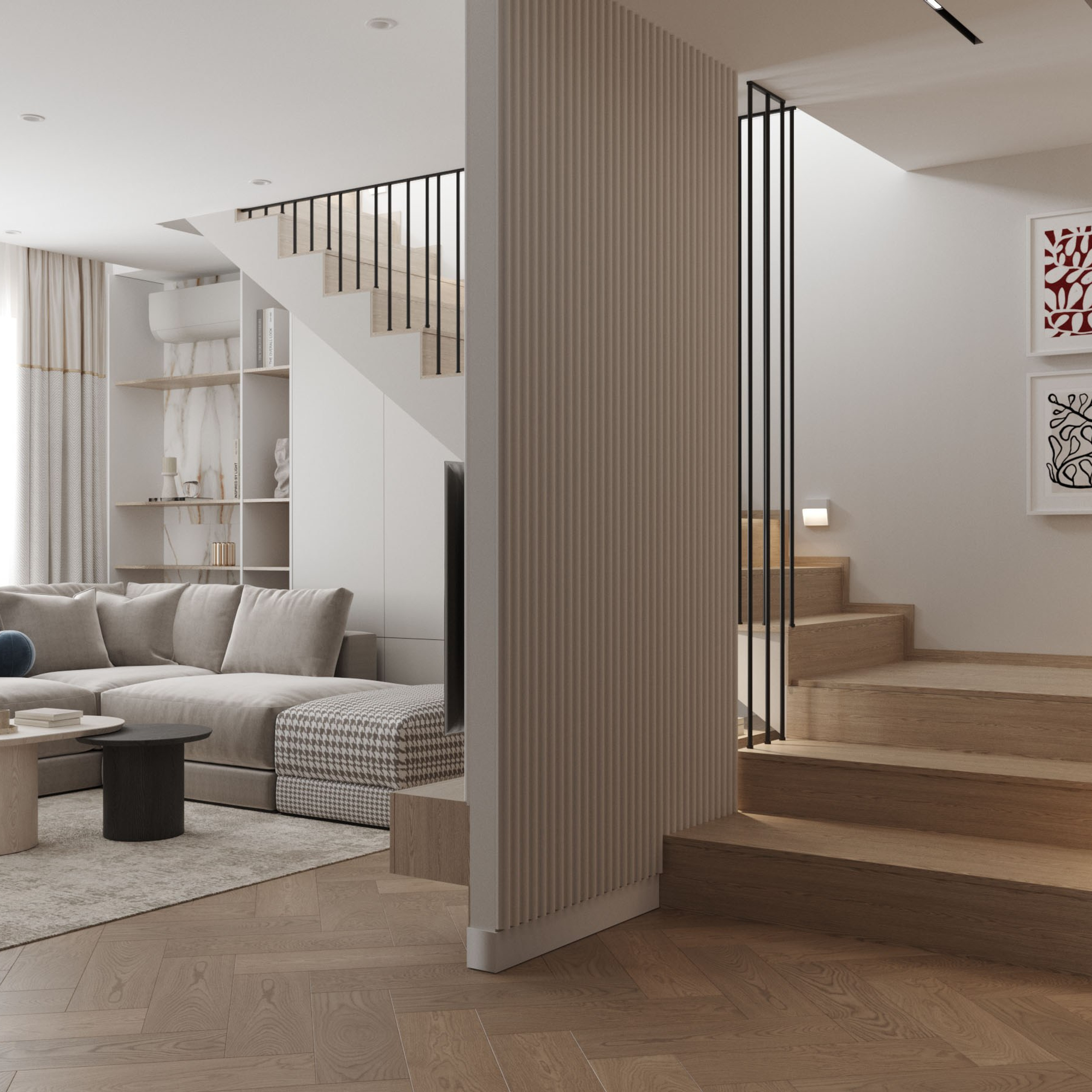 Двухуровневая квартира. Дизайнер интерьера Санкт-Петербург I Дегтярева Елизавета