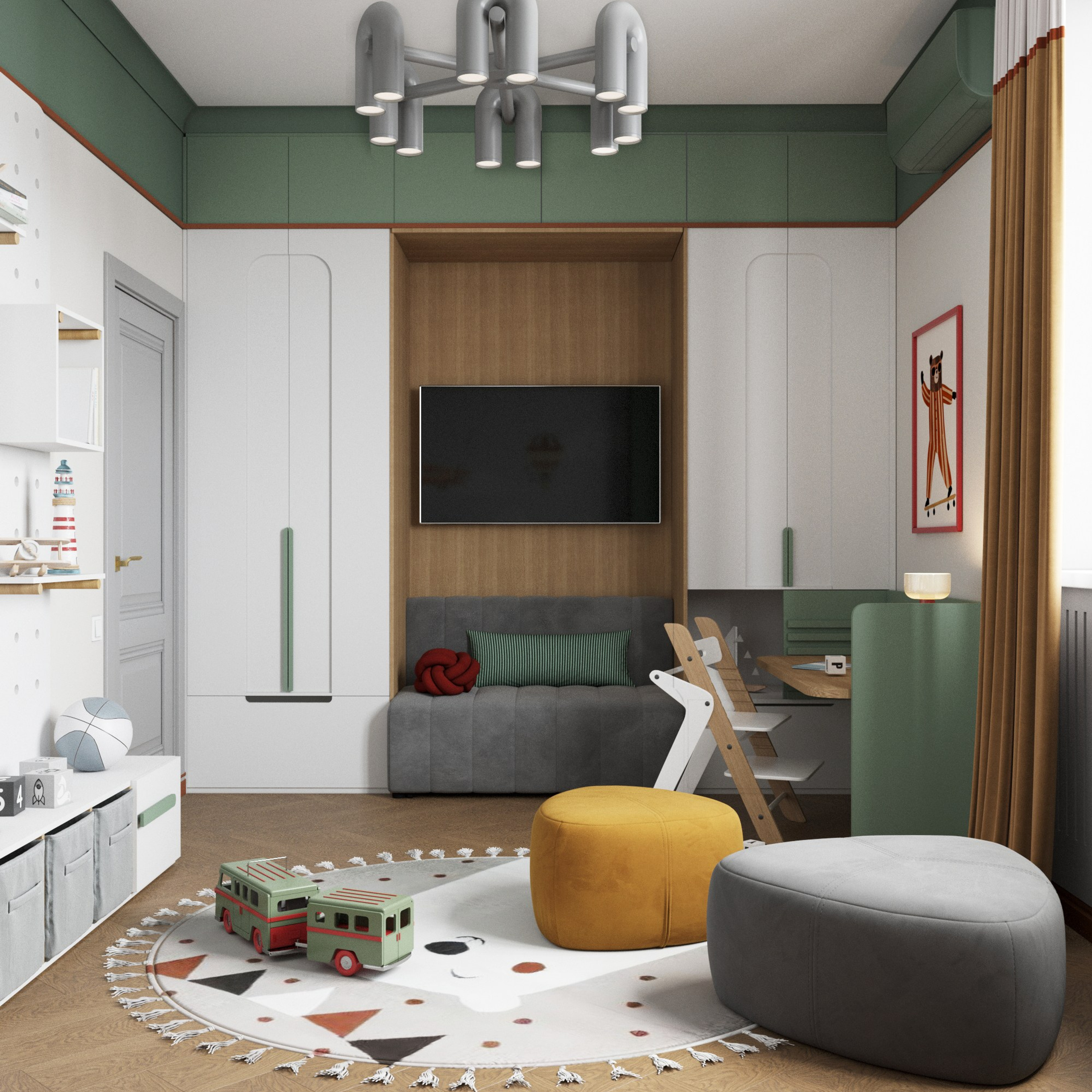 Детская для мальчика. Дизайнер интерьера Санкт-Петербург I Дегтярева Елизавета