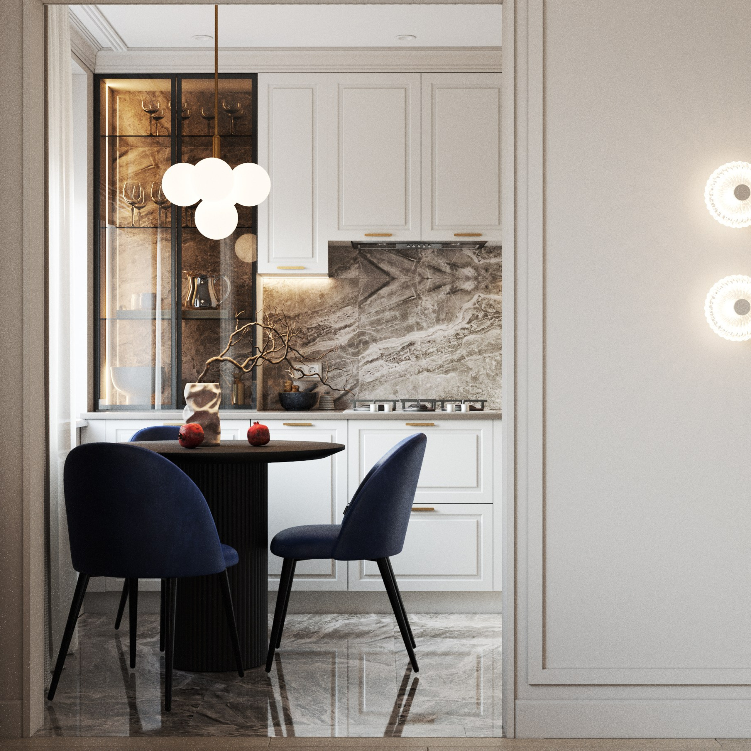 Двухкомнатная квартира. Дизайнер интерьера Санкт-Петербург I Дегтярева Елизавета