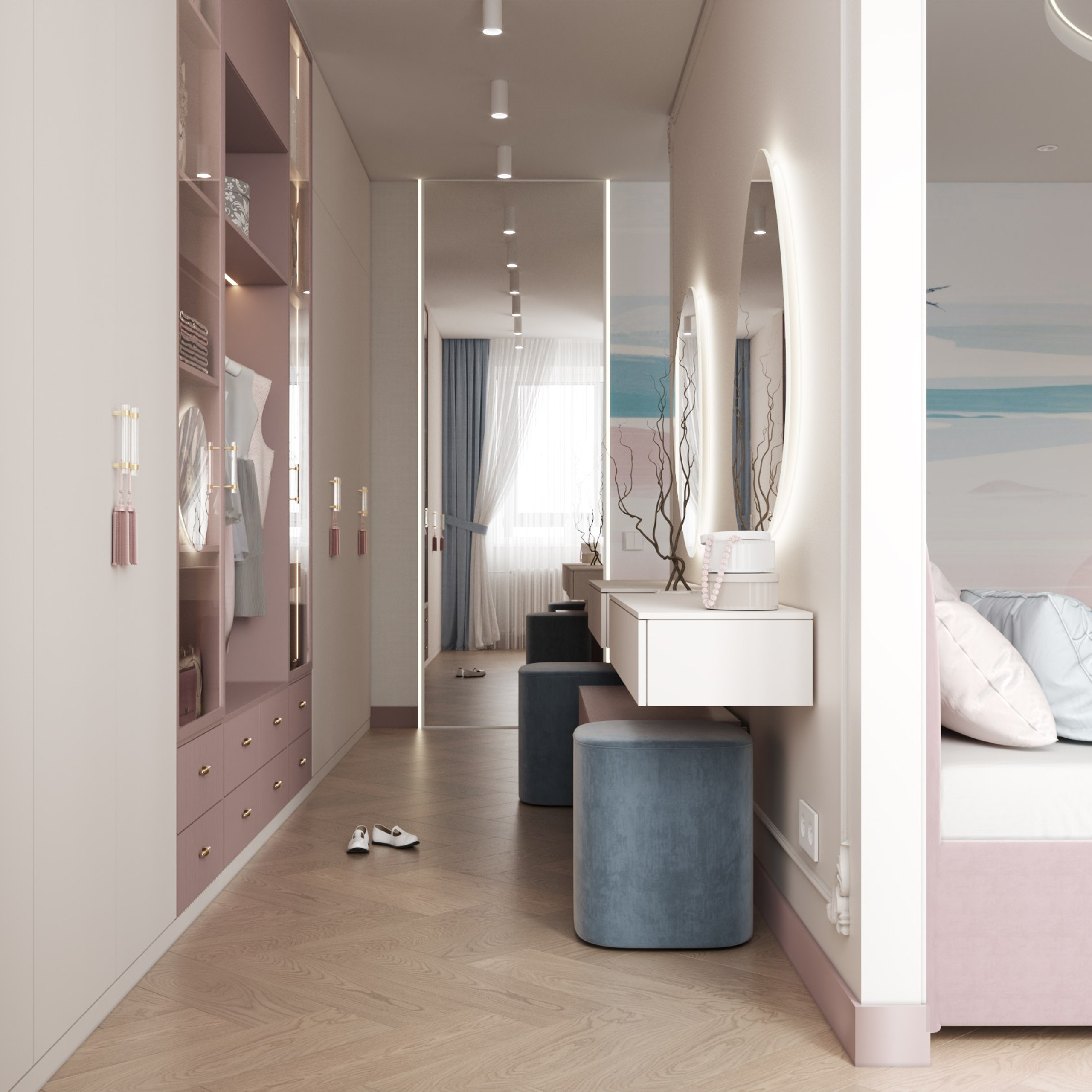 Двухуровневая квартира. Дизайнер интерьера Санкт-Петербург I Дегтярева Елизавета