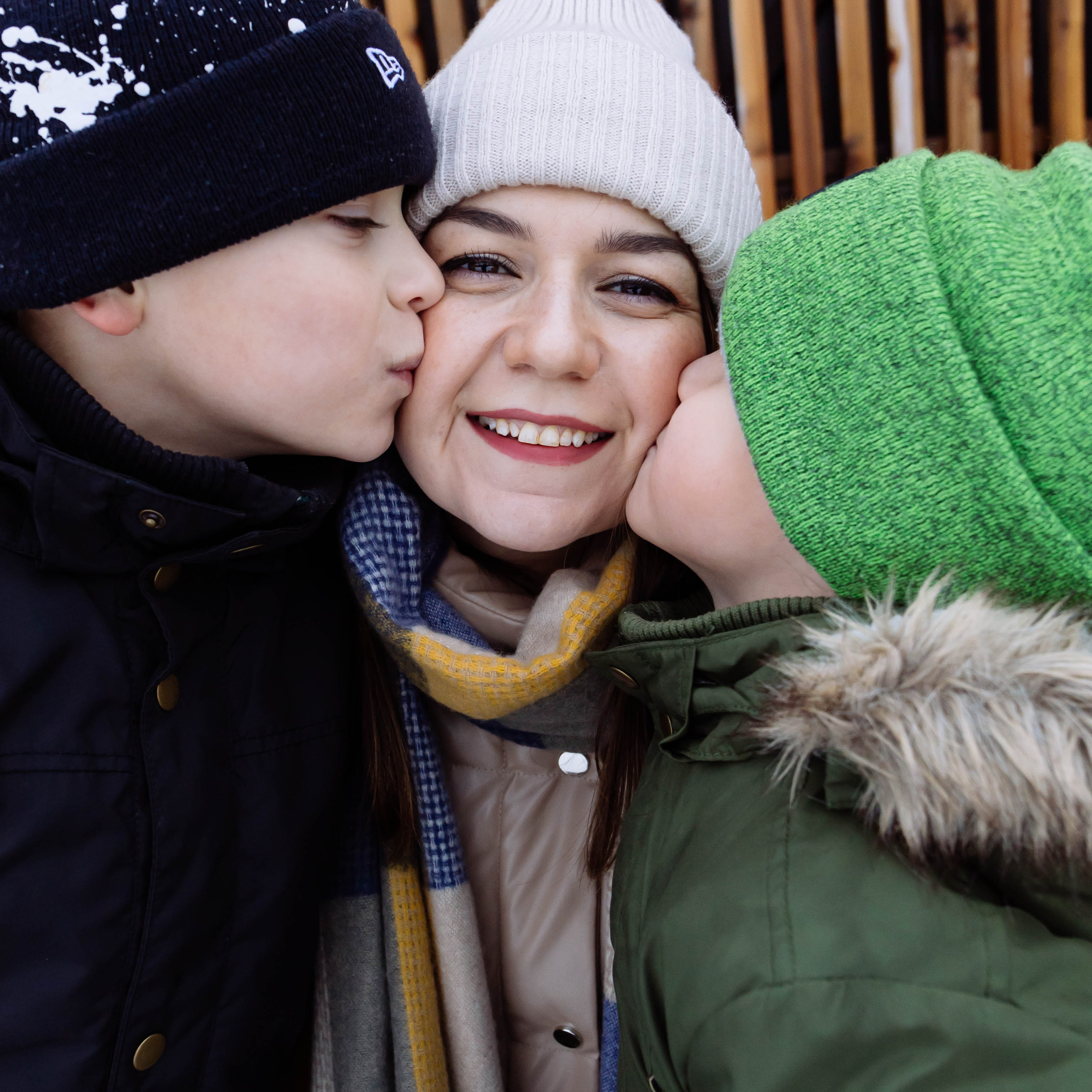 Кристина с детьми