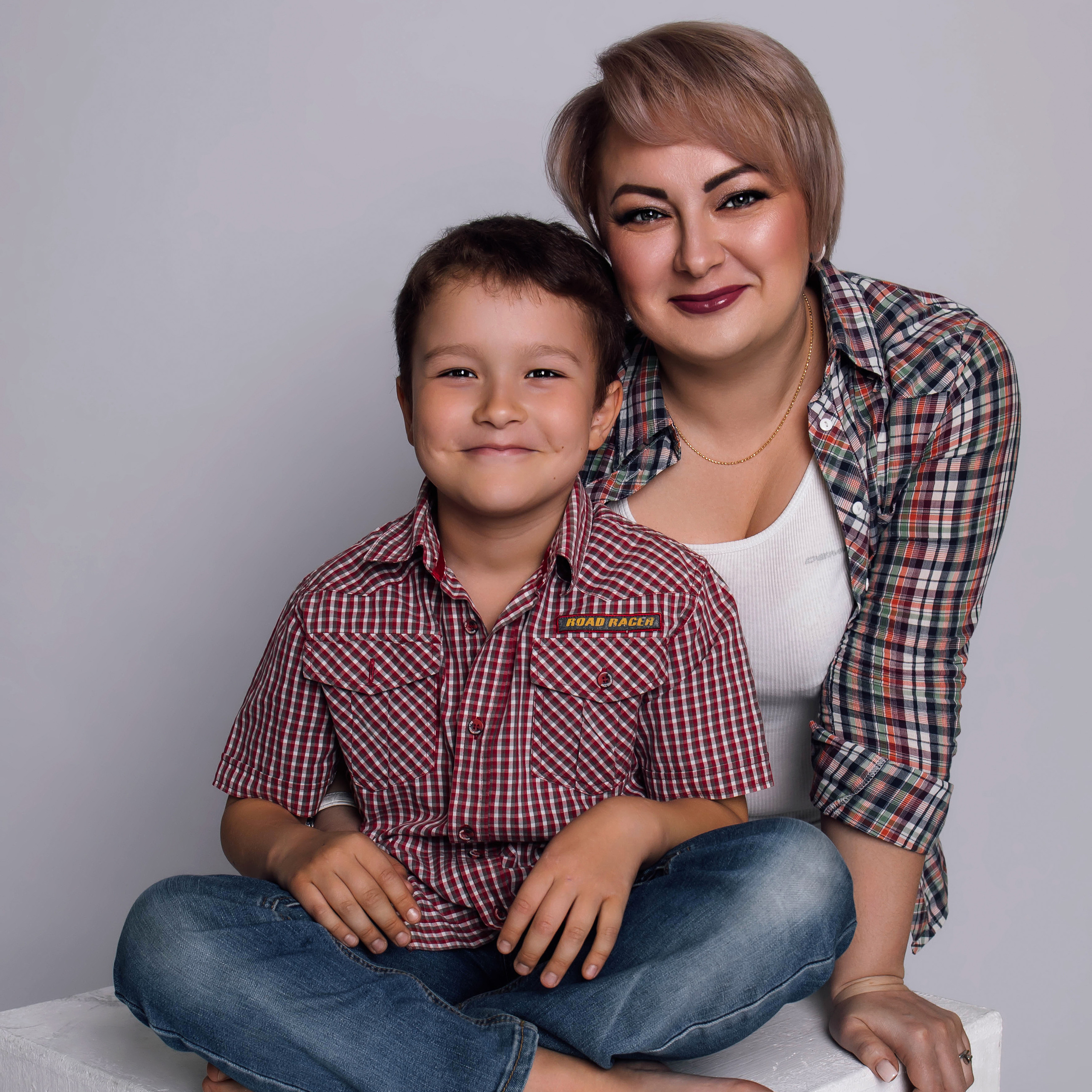 Лиля с сыном