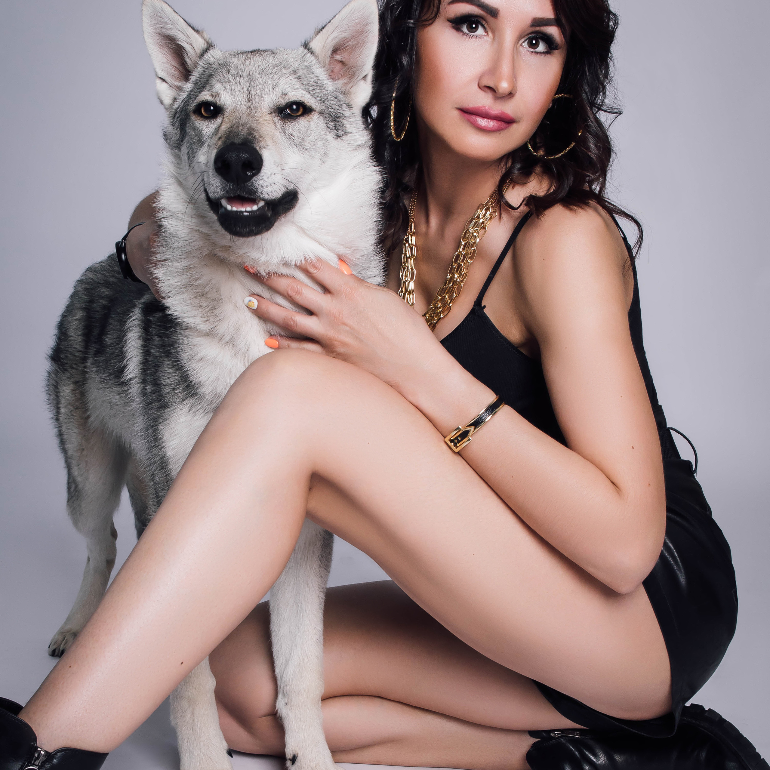 Ольга с волколаками.