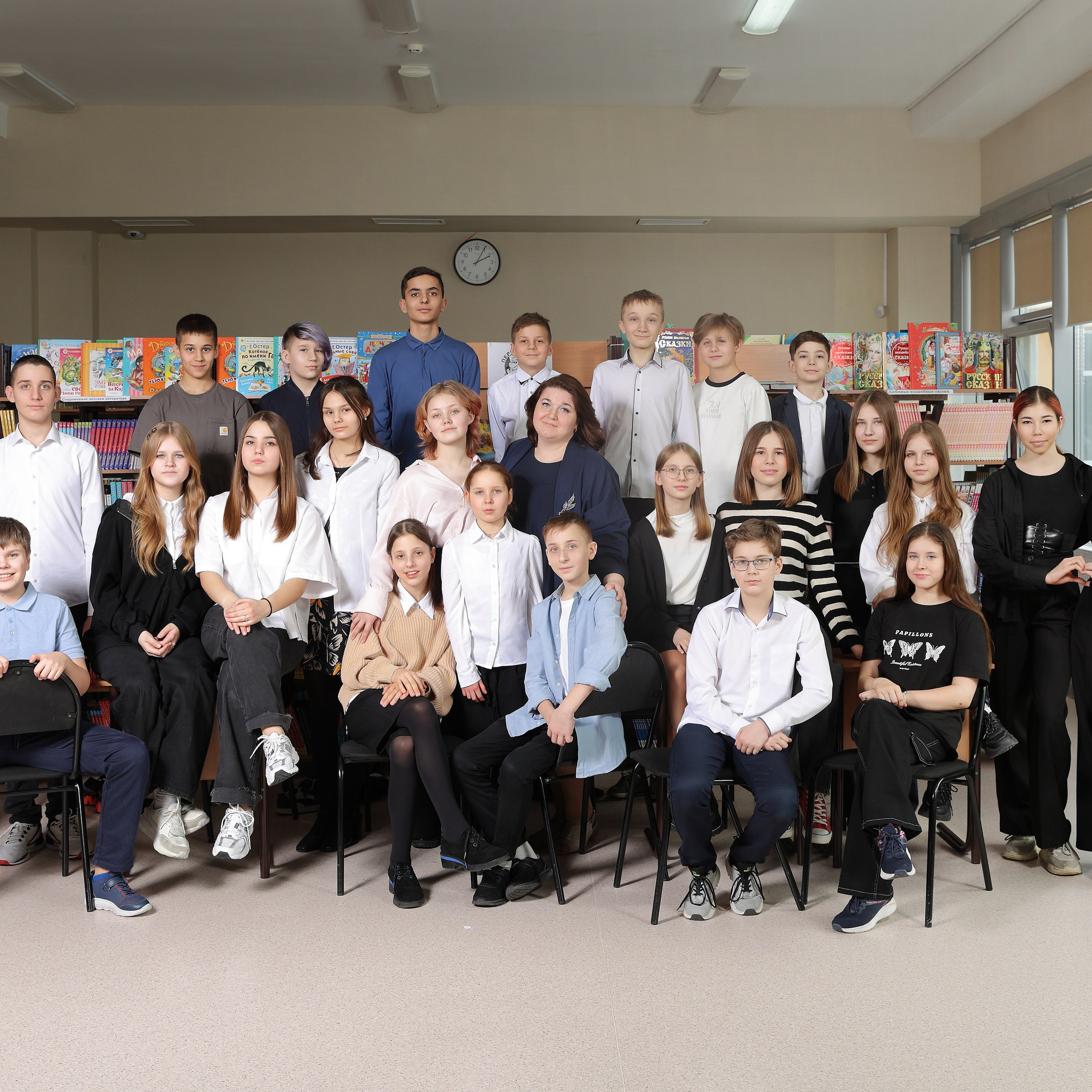 Общее фото. Выпускные альбомы в Томске. Фотограф Сергей Стёпин