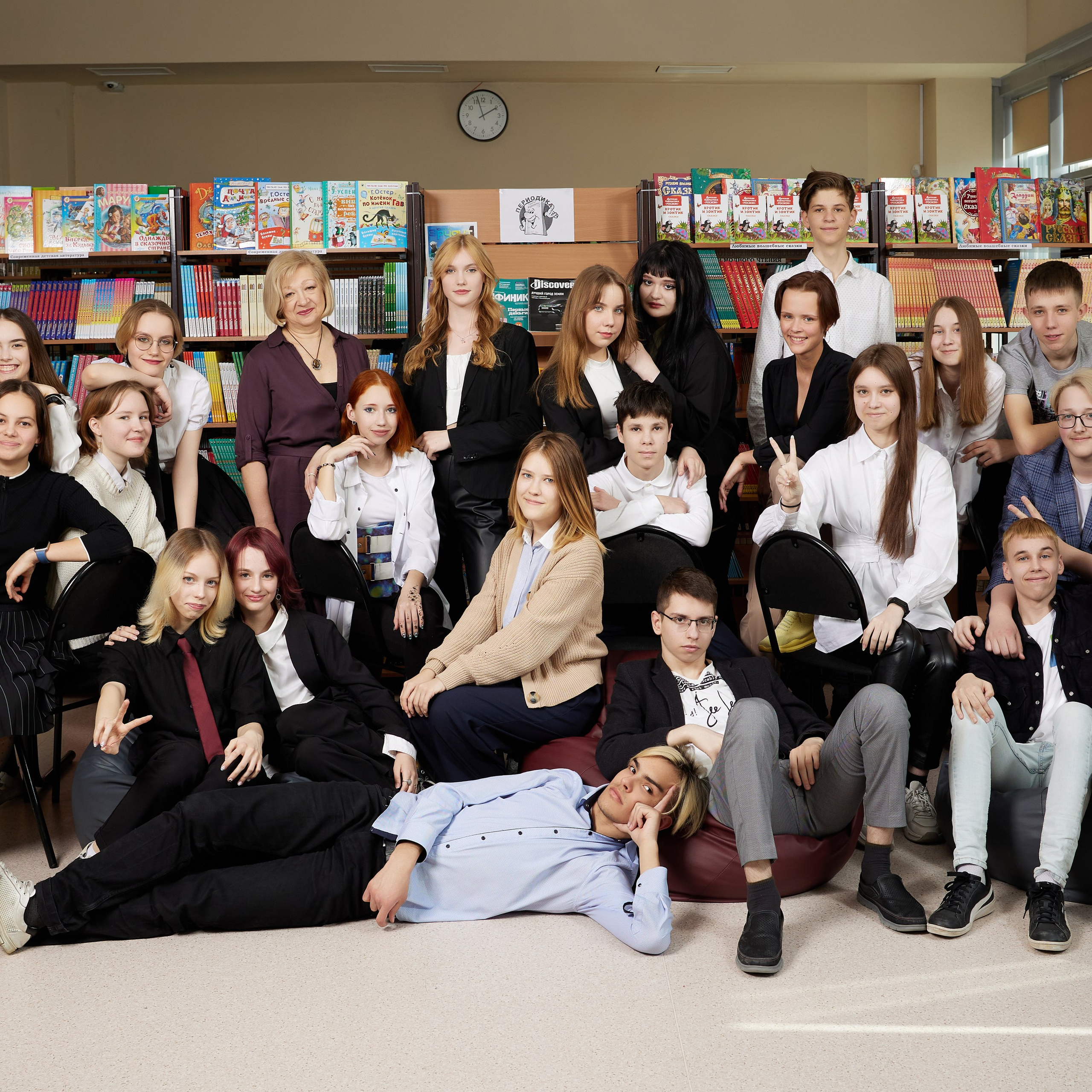 Общее фото. Выпускные альбомы в Томске. Фотограф Сергей Стёпин