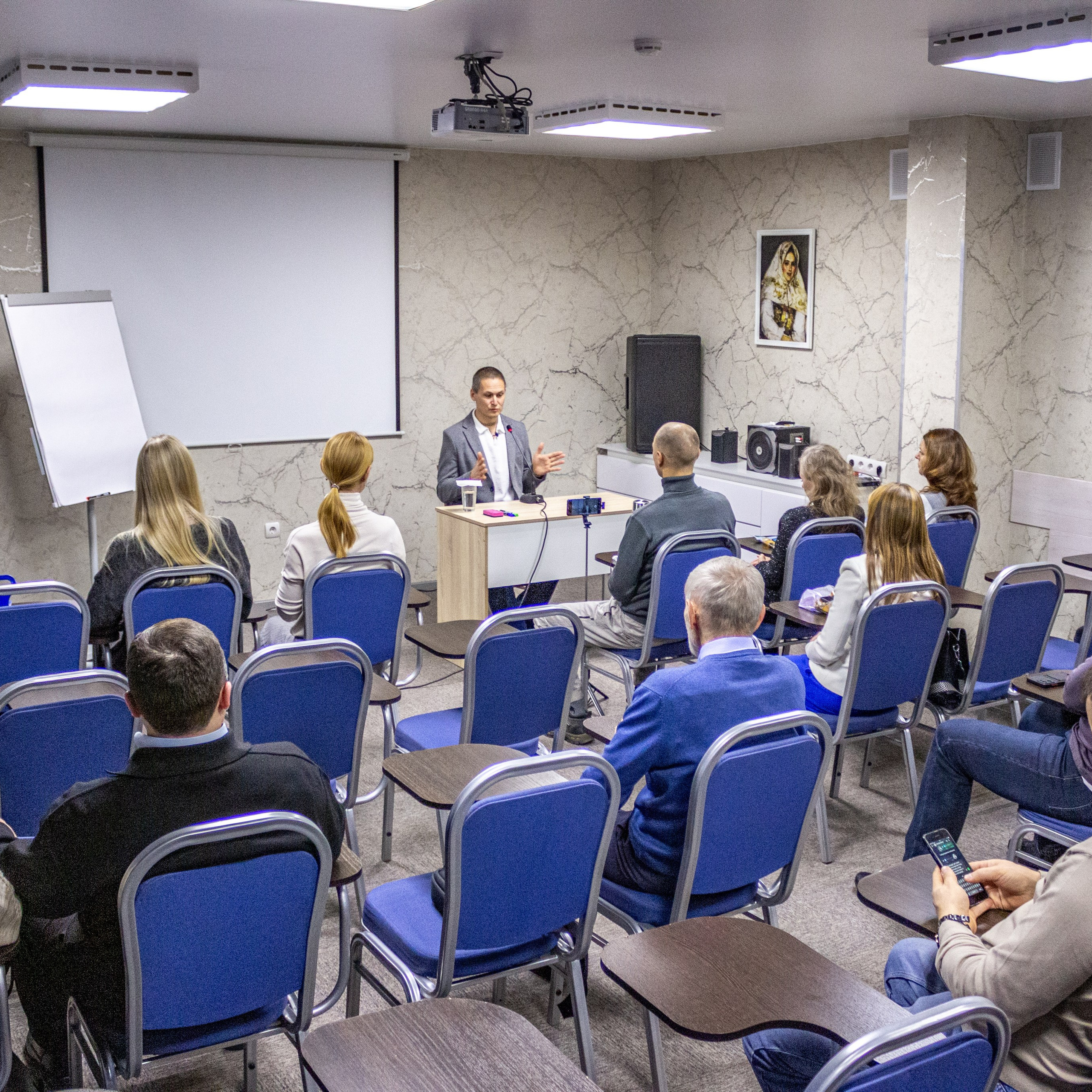 Репортажные съёмки в помещении