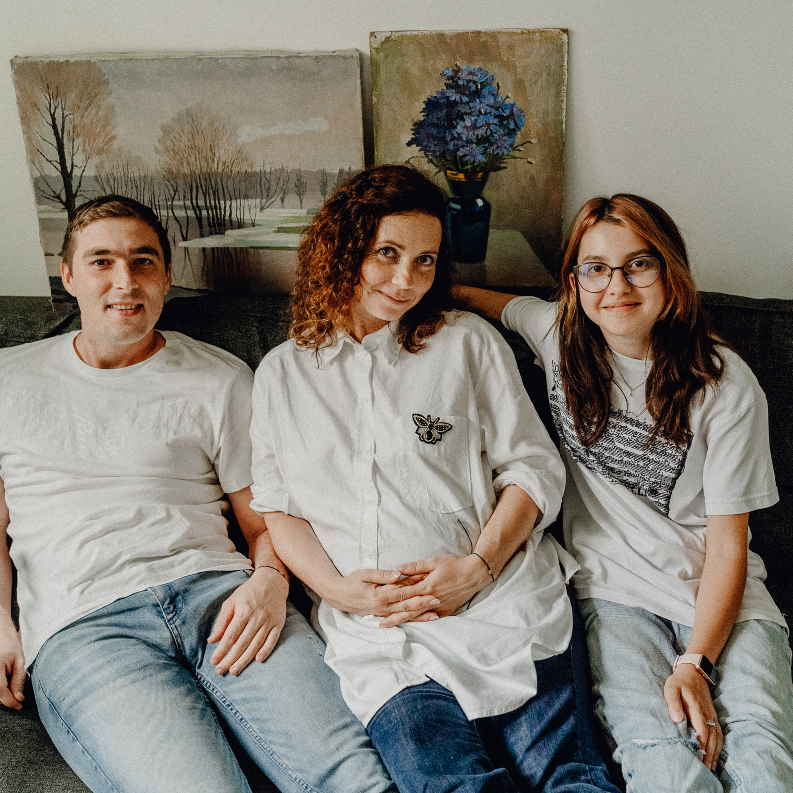 Дима, Настя, Тася