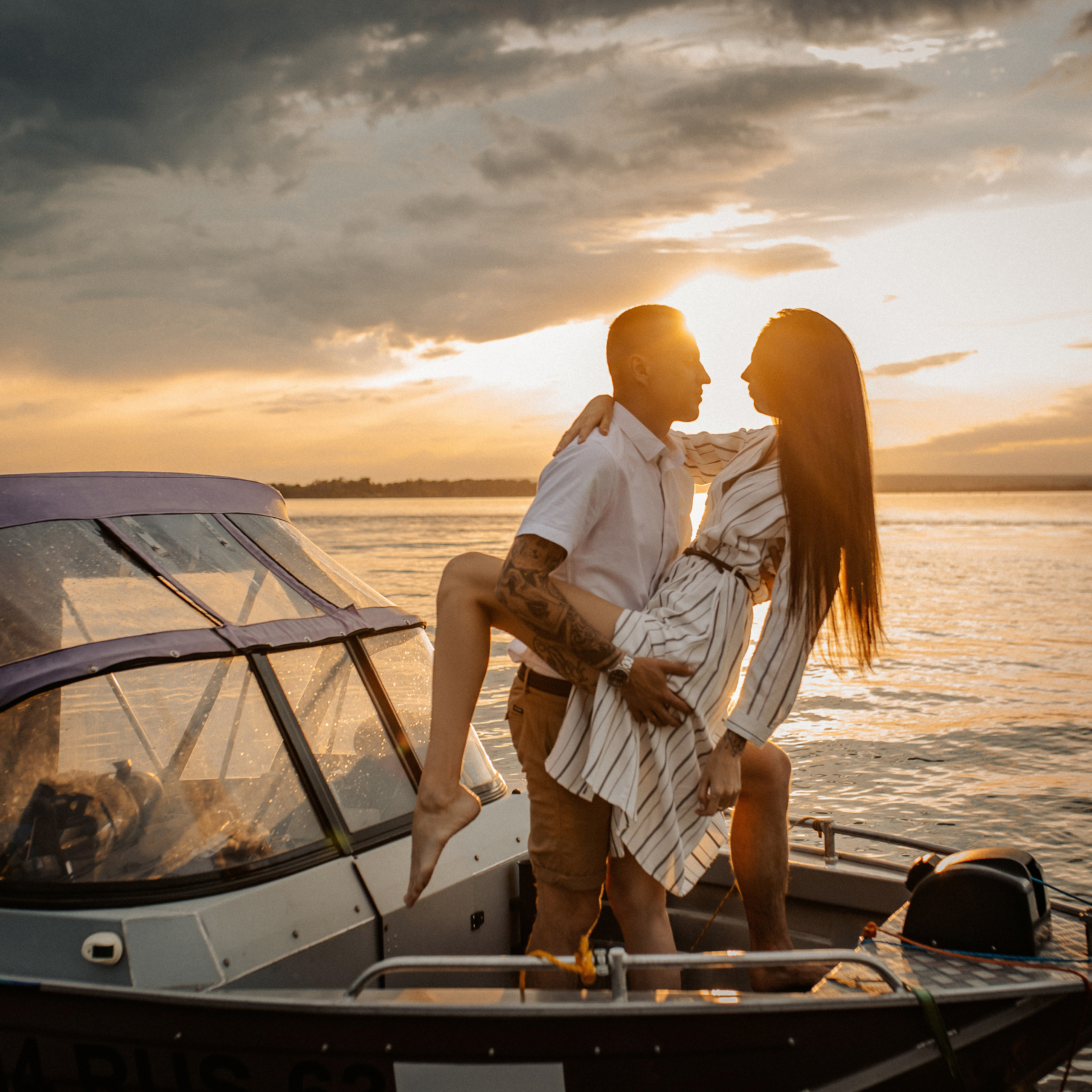 Lovestory на лодке, г Самара