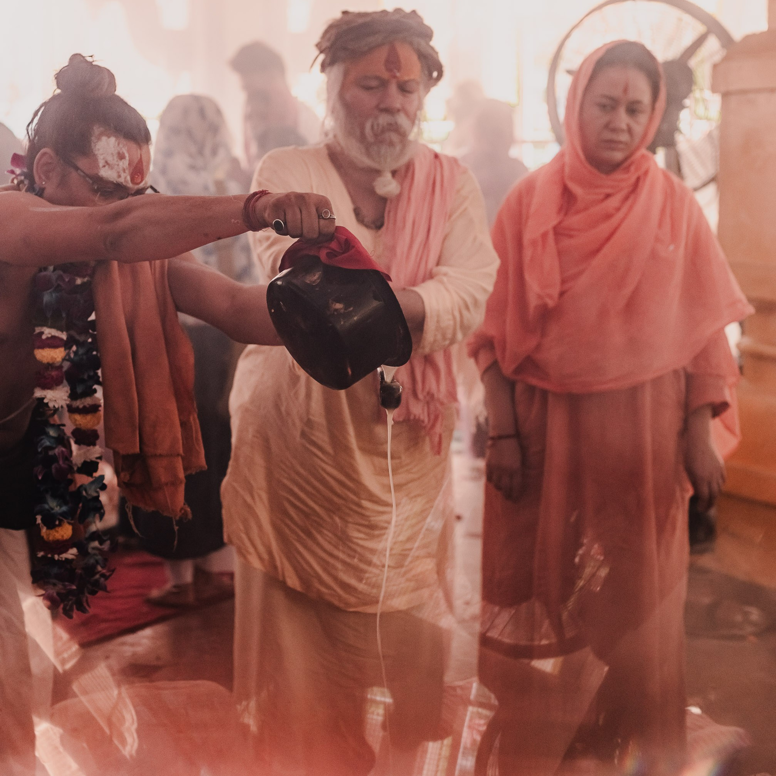 Navaratri yajna at Devraha Baba Ji ashram