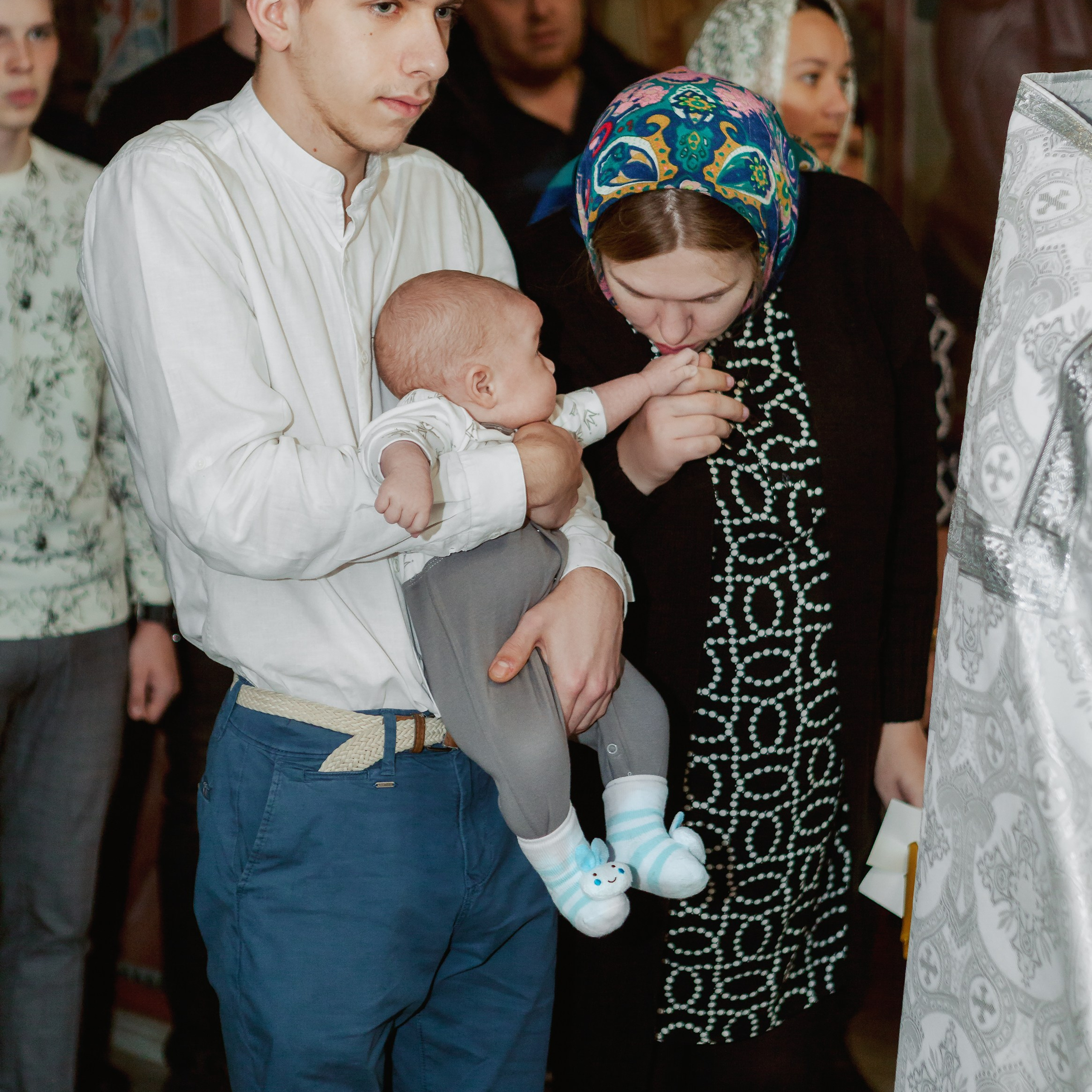 Таинство Крещения в Православном храме. Коммерческий фотограф Яна Беличенко Анапа Краснодарский край