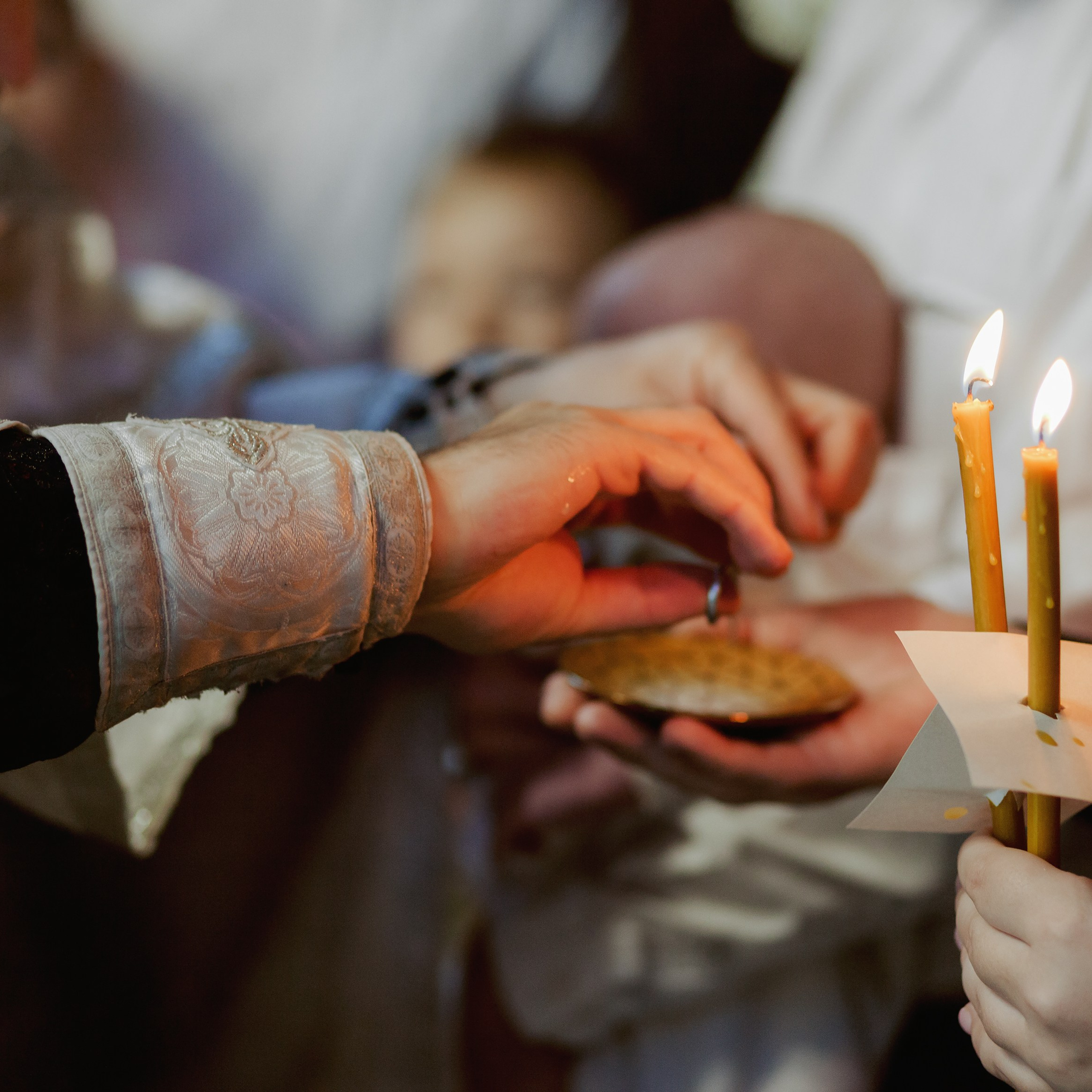 Таинство Крещения в Православном храме. Коммерческий фотограф Яна Беличенко Анапа Краснодарский край