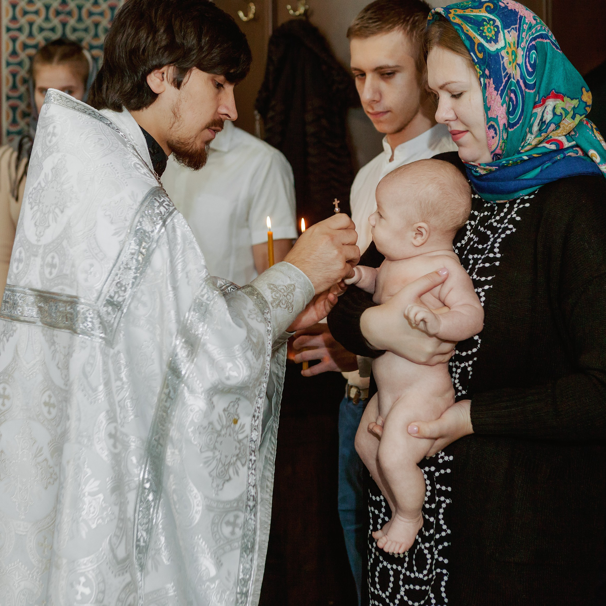 Таинство Крещения в Православном храме. Коммерческий фотограф Яна Беличенко Анапа Краснодарский край