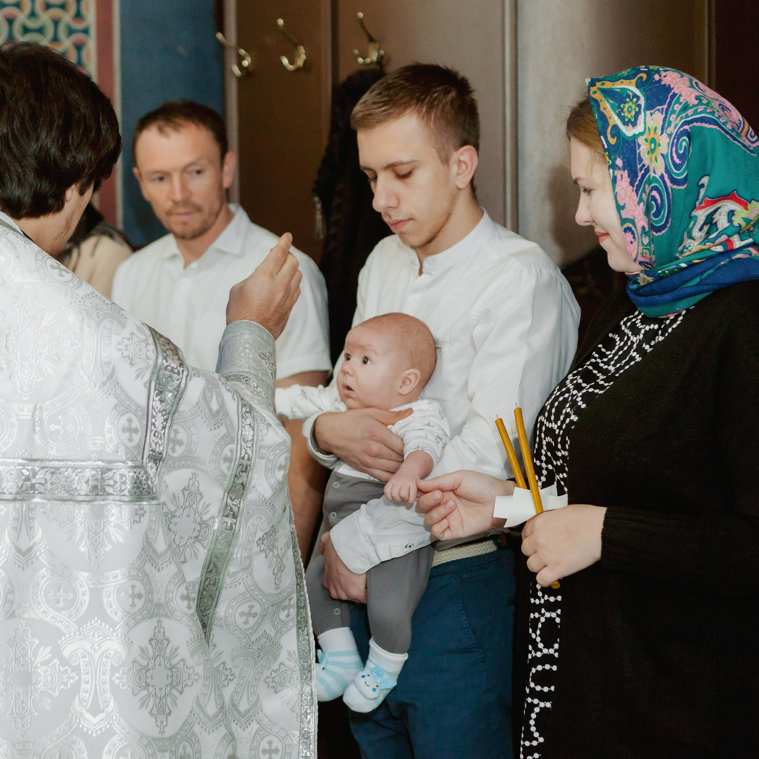 Таинство Крещения в Православном храме. Коммерческий фотограф Яна Беличенко Анапа Краснодарский край