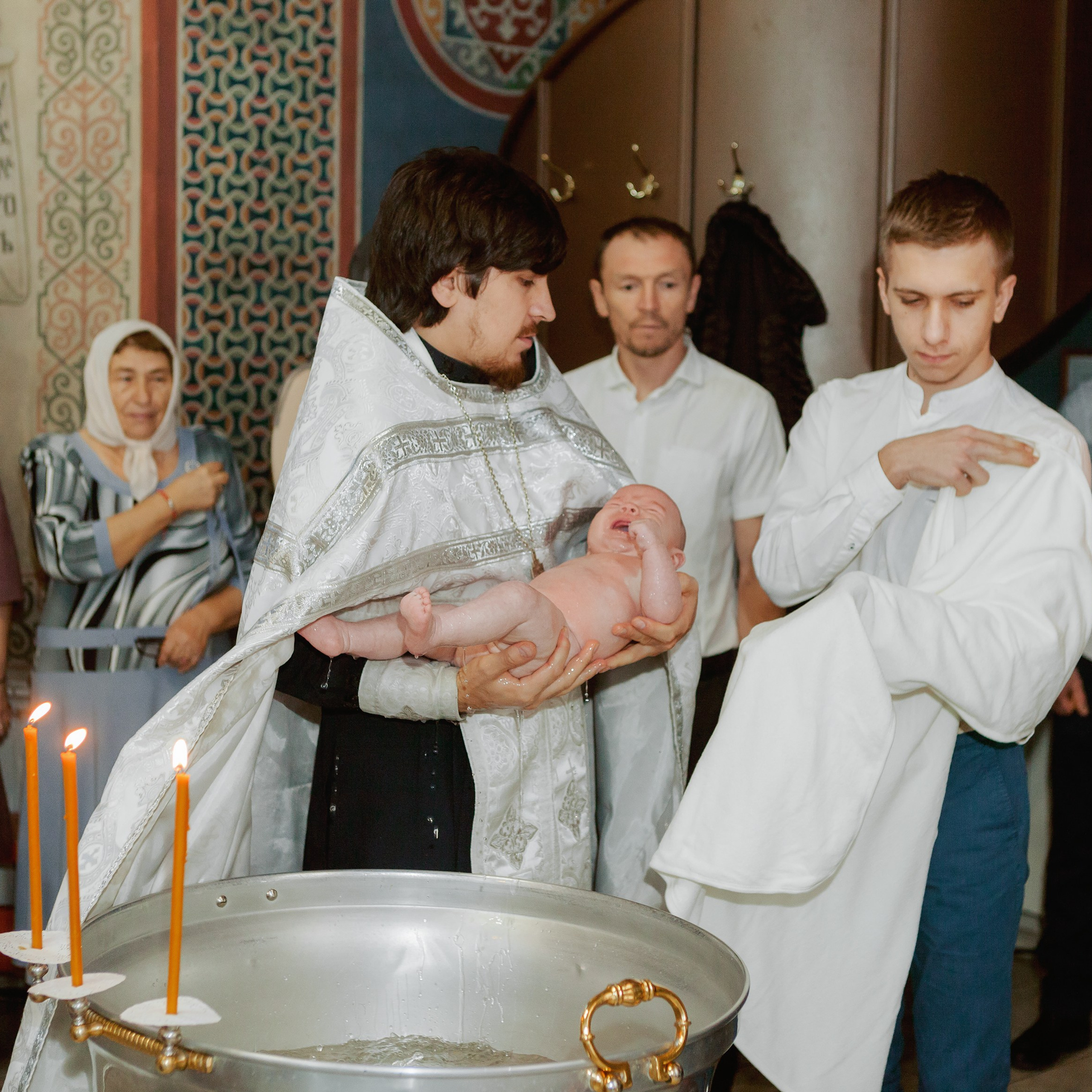 Таинство Крещения в Православном храме. Коммерческий фотограф Яна Беличенко Анапа Краснодарский край