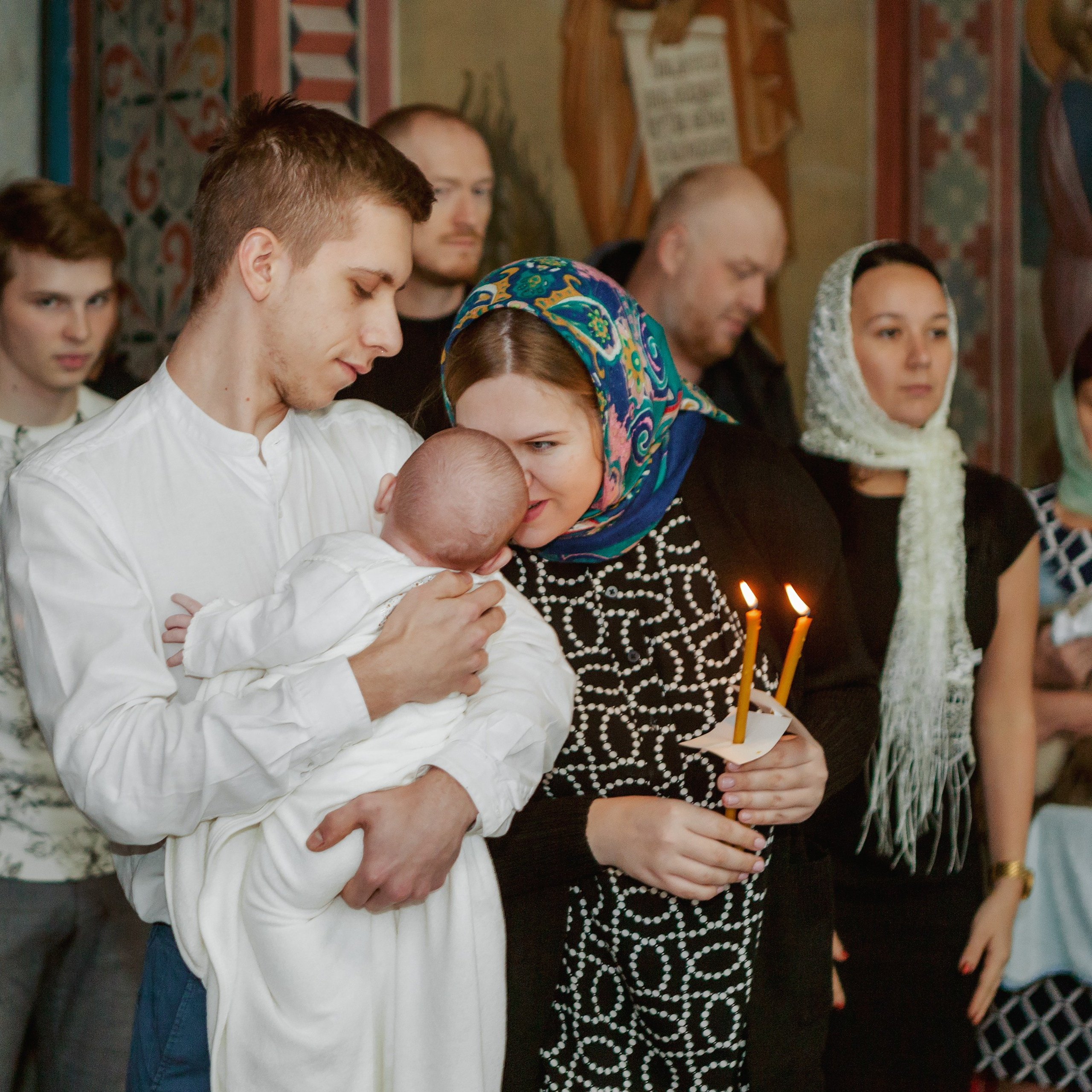 Таинство Крещения в Православном храме. Коммерческий фотограф Яна Беличенко Анапа Краснодарский край
