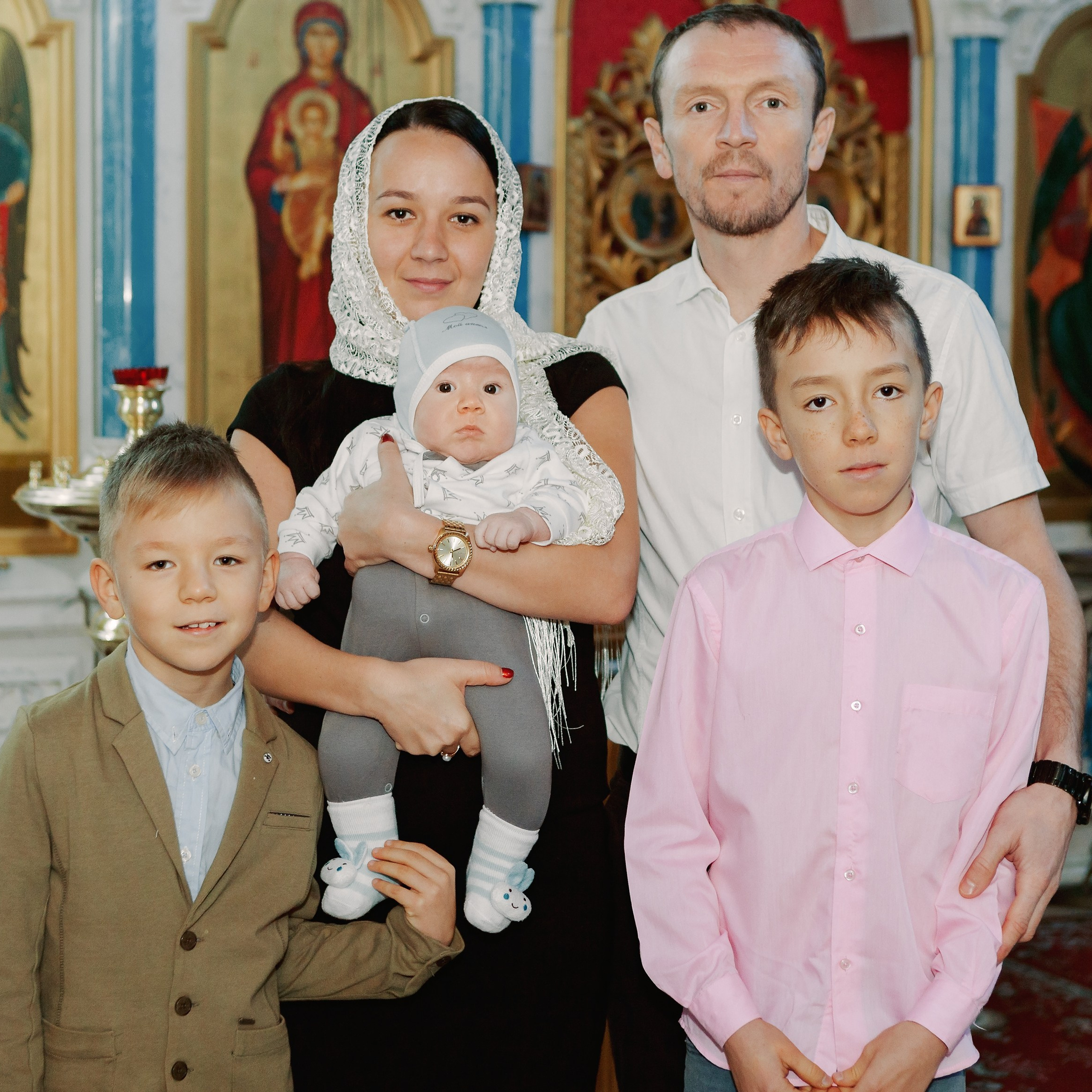 Таинство Крещения в Православном храме. Коммерческий фотограф Яна Беличенко Анапа Краснодарский край