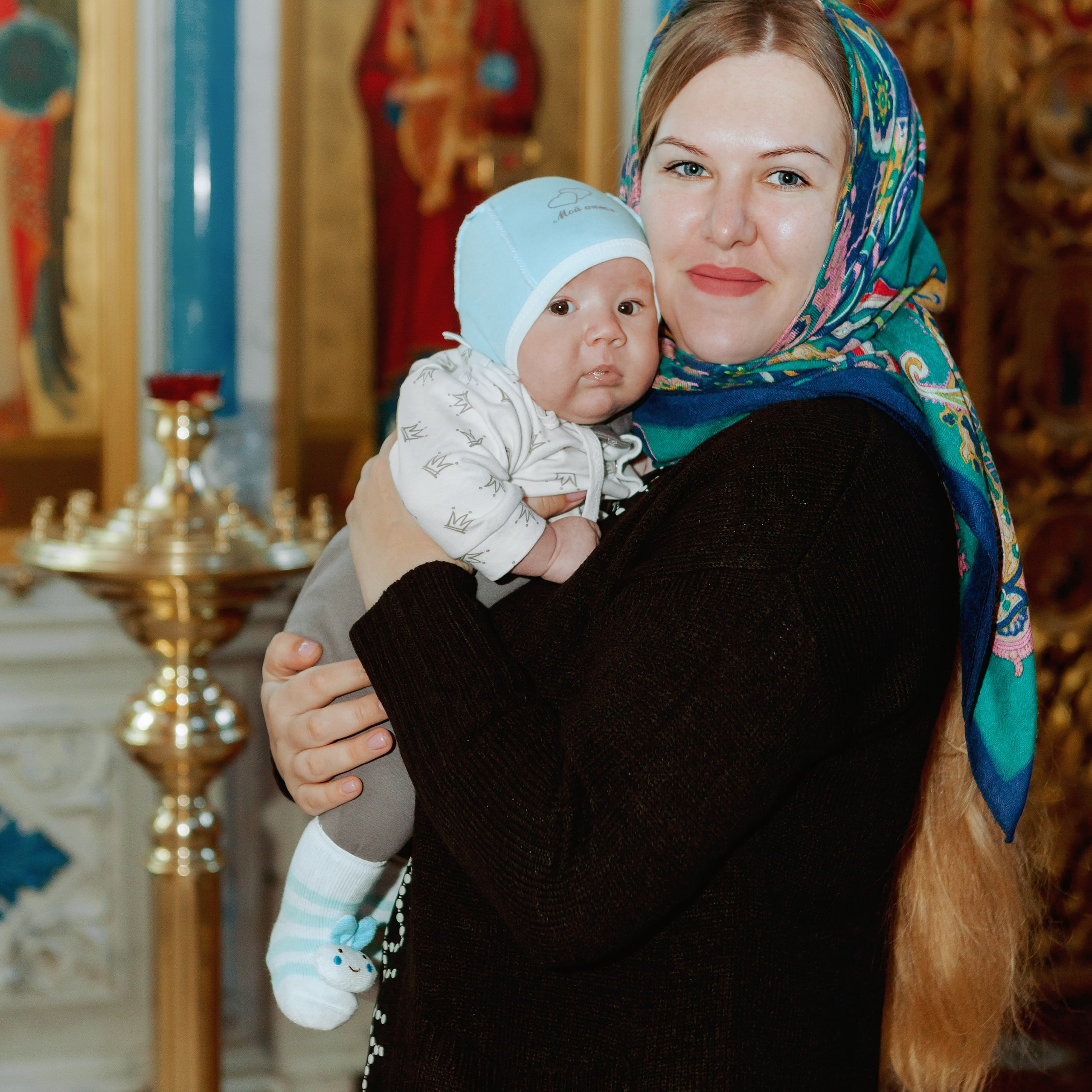 Таинство Крещения в Православном храме. Коммерческий фотограф Яна Беличенко Анапа Краснодарский край