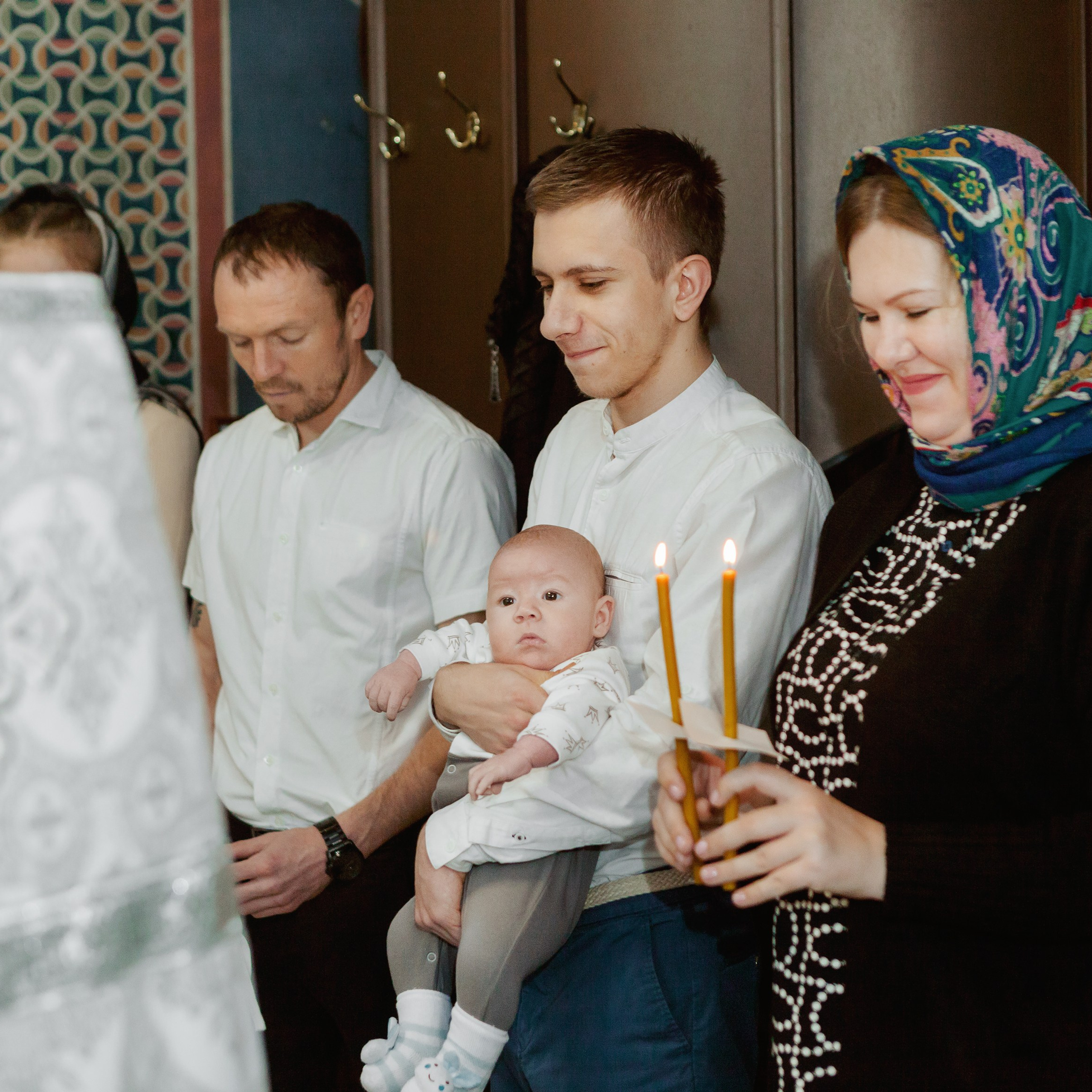 Таинство Крещения в Православном храме. Коммерческий фотограф Яна Беличенко Анапа Краснодарский край