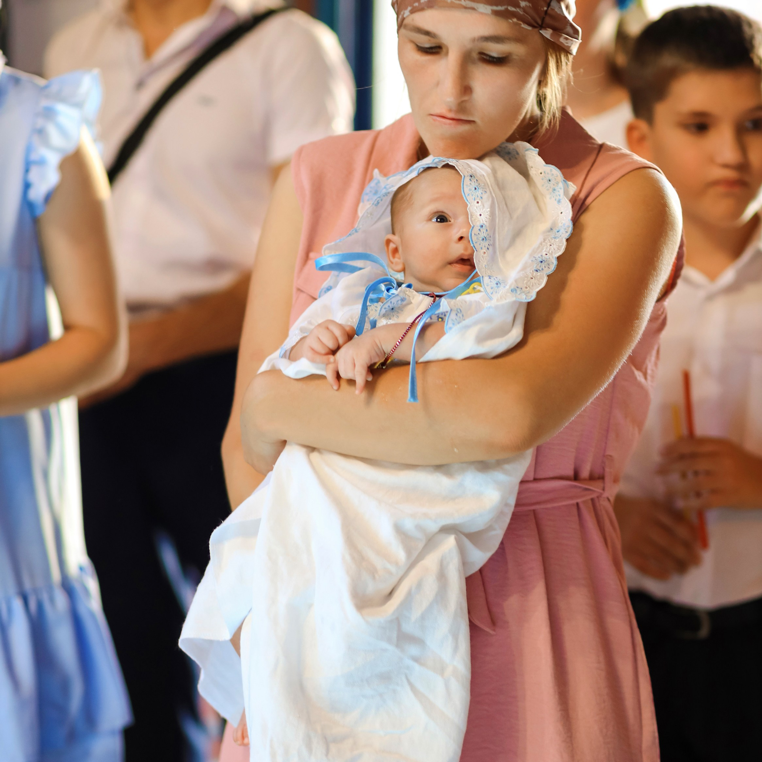 Таинство Крещения в Православном храме. Коммерческий фотограф Яна Беличенко Анапа Краснодарский край