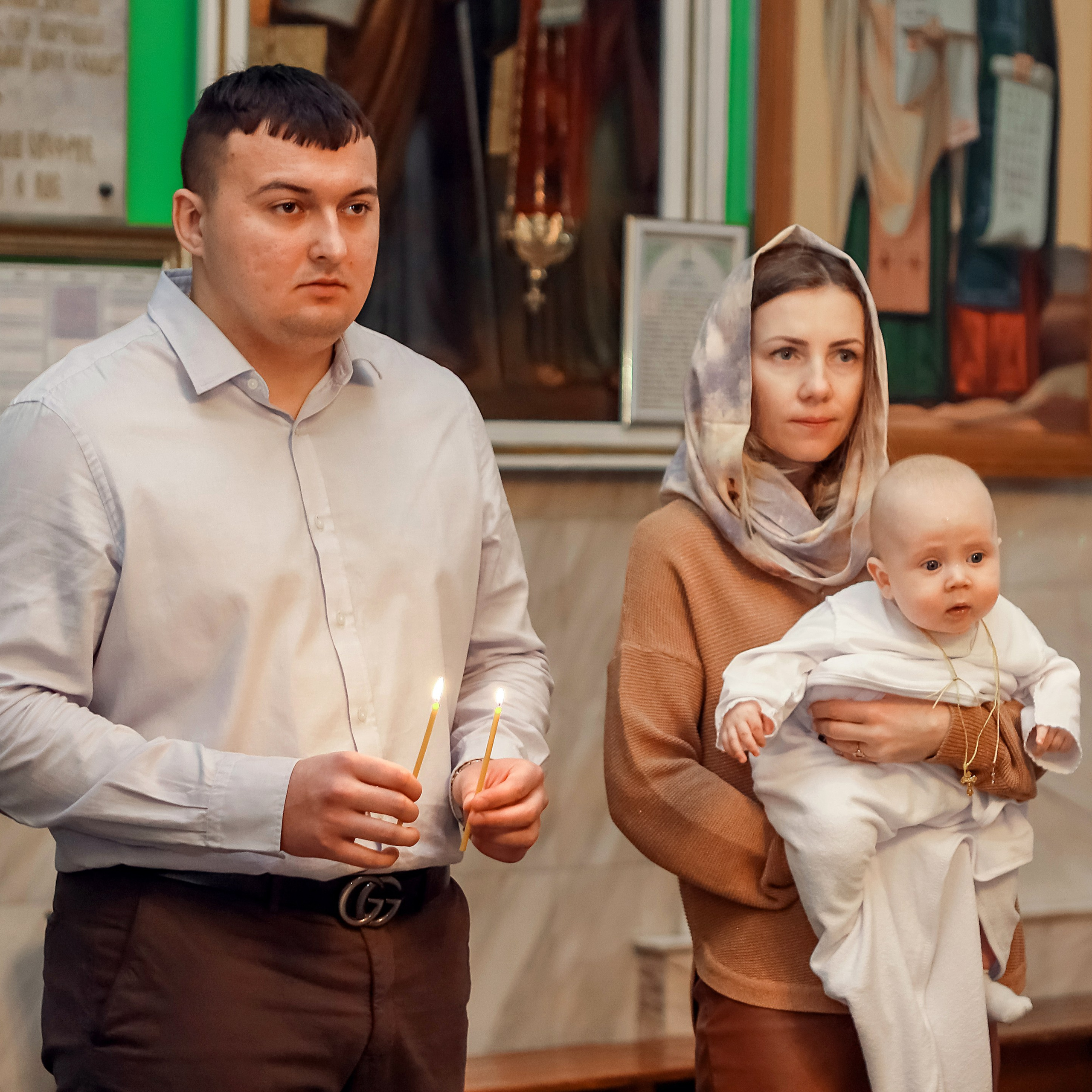 Таинство Крещения в Православном храме. Коммерческий фотограф Яна Беличенко Анапа Краснодарский край