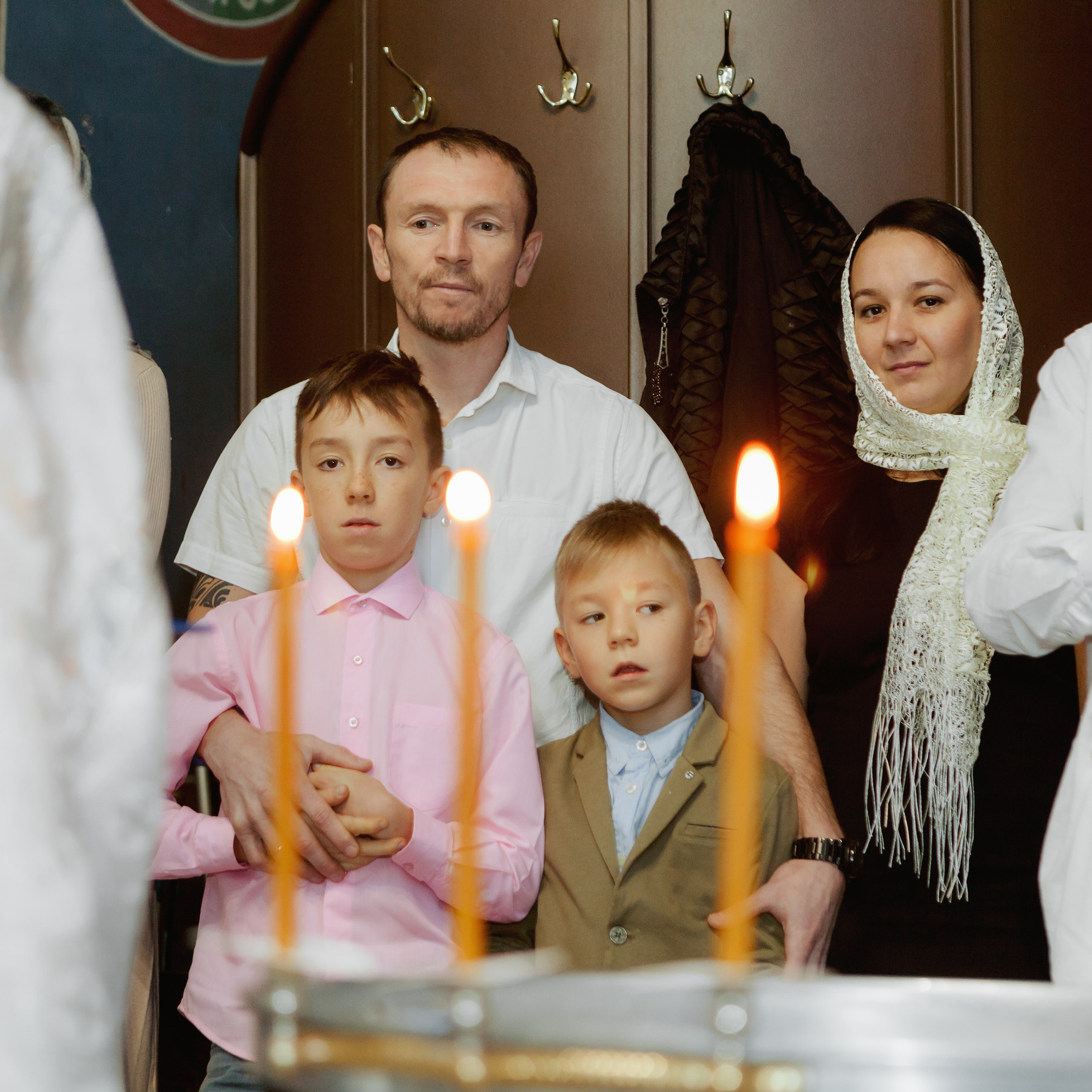 Таинство Крещения в Православном храме. Коммерческий фотограф Яна Беличенко Анапа Краснодарский край