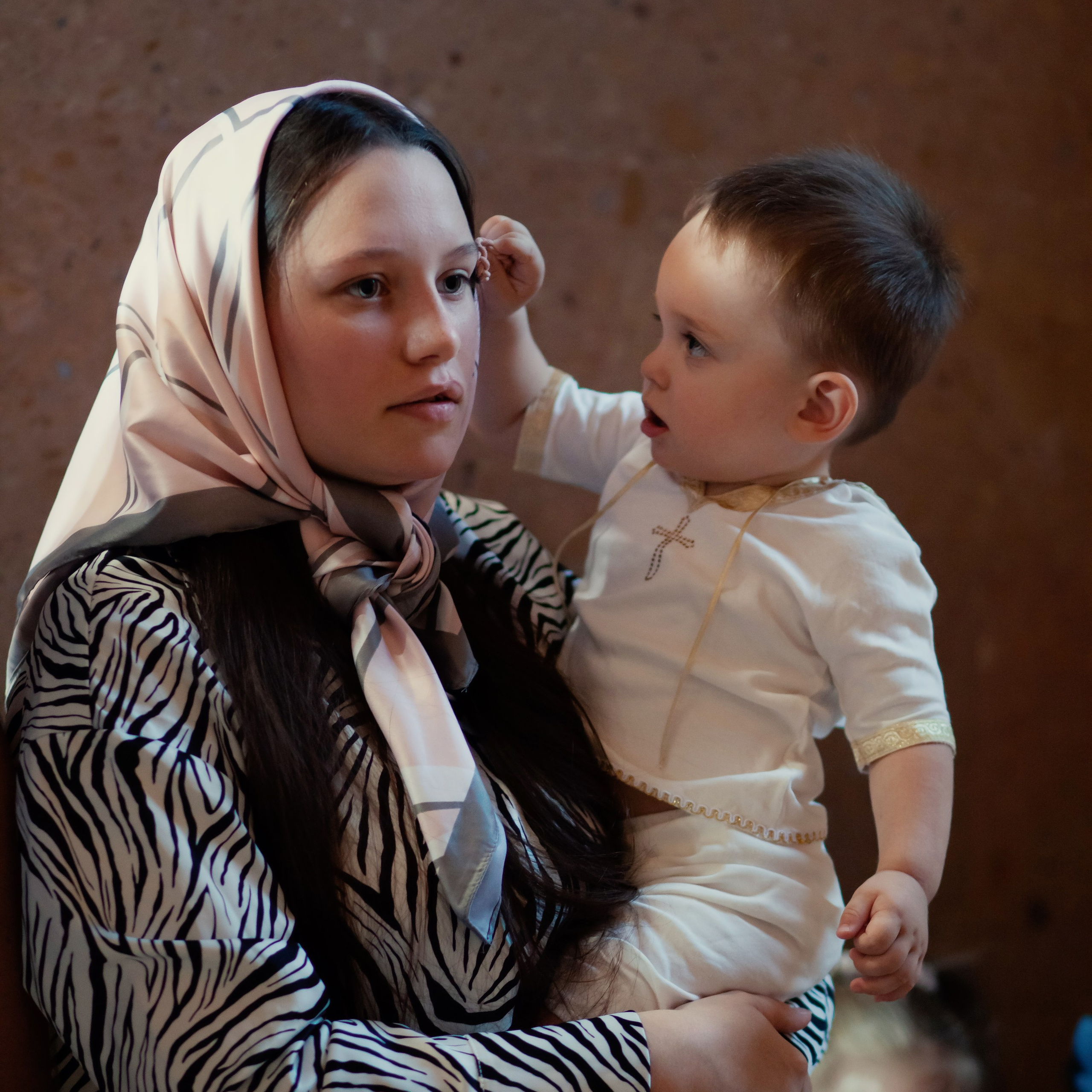 Таинство Крещения в Армянской церкви. Коммерческий фотограф Яна Беличенко Анапа Краснодарский край