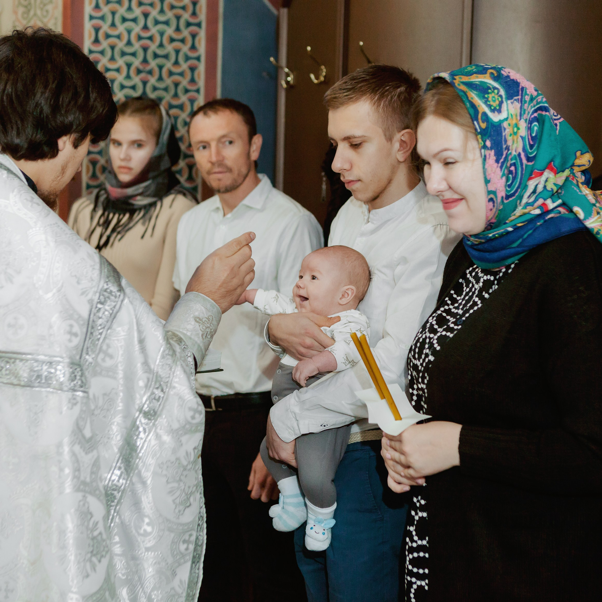 Таинство Крещения в Православном храме. Коммерческий фотограф Яна Беличенко Анапа Краснодарский край