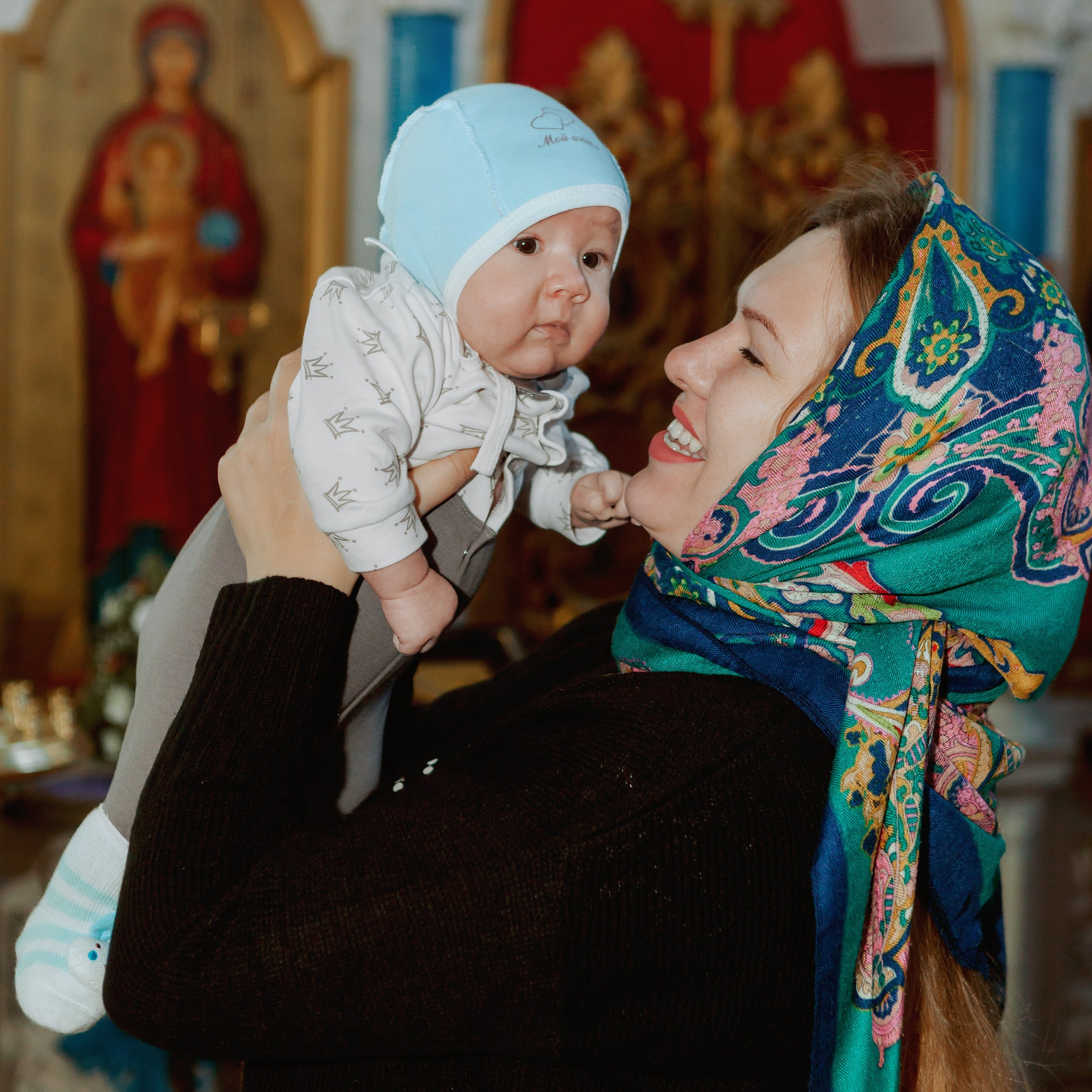 Таинство Крещения в Православном храме. Коммерческий фотограф Яна Беличенко Анапа Краснодарский край
