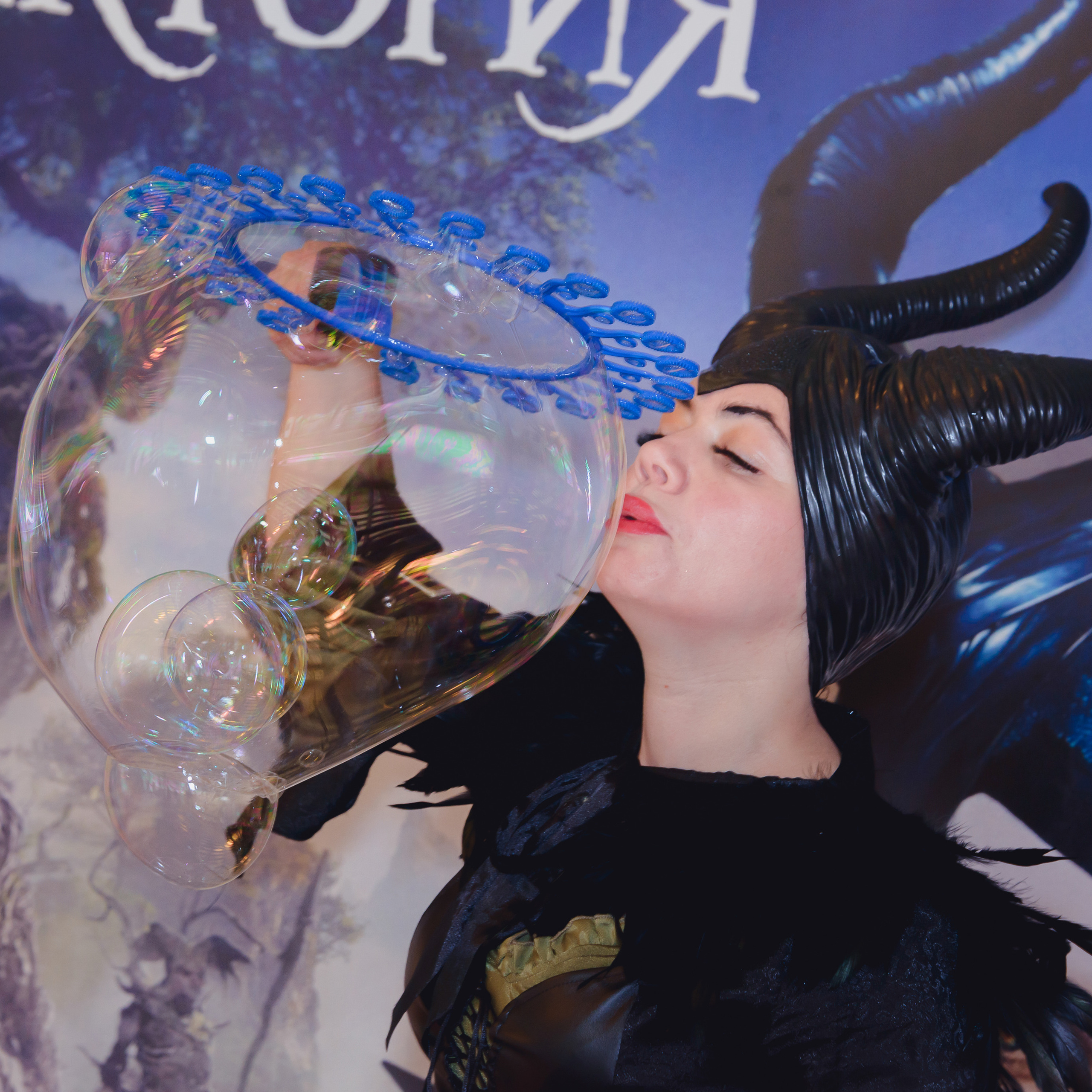 Шоу мыльных пузырей