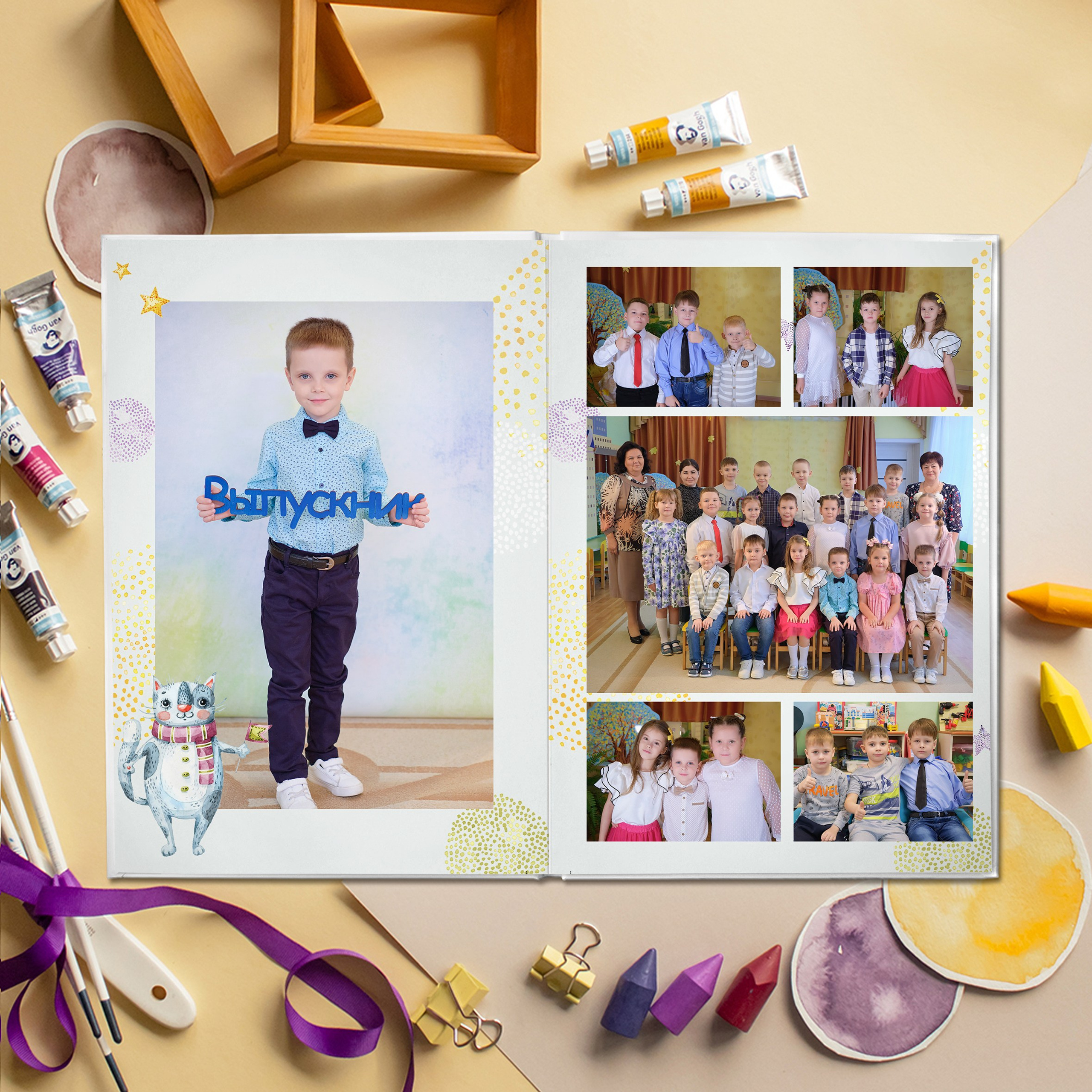 Выпускные  книги и альбомы для детского сада. Выпускные альбомы в Нижнем Новгороде и Нижегородской области