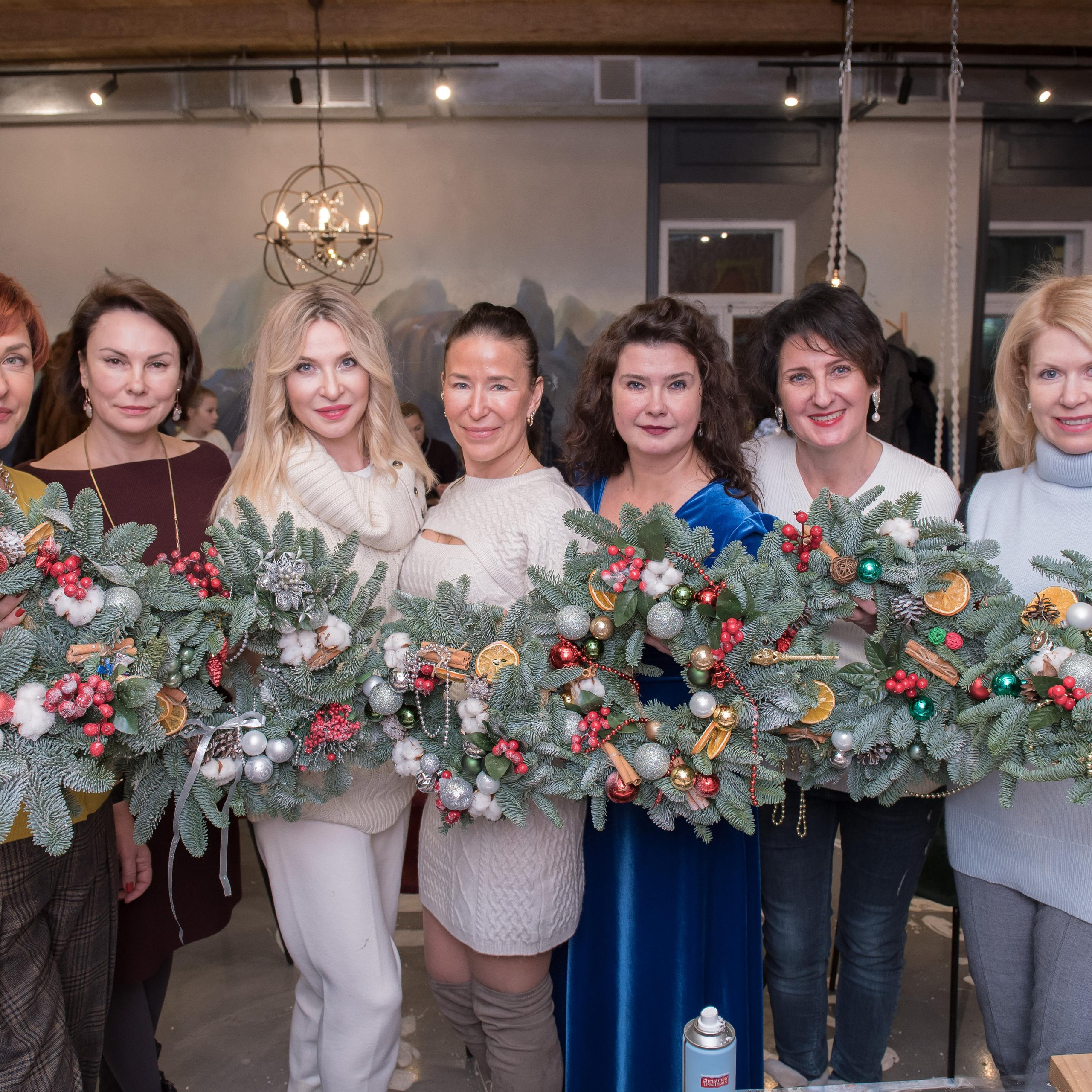 МК по новогодним венкам