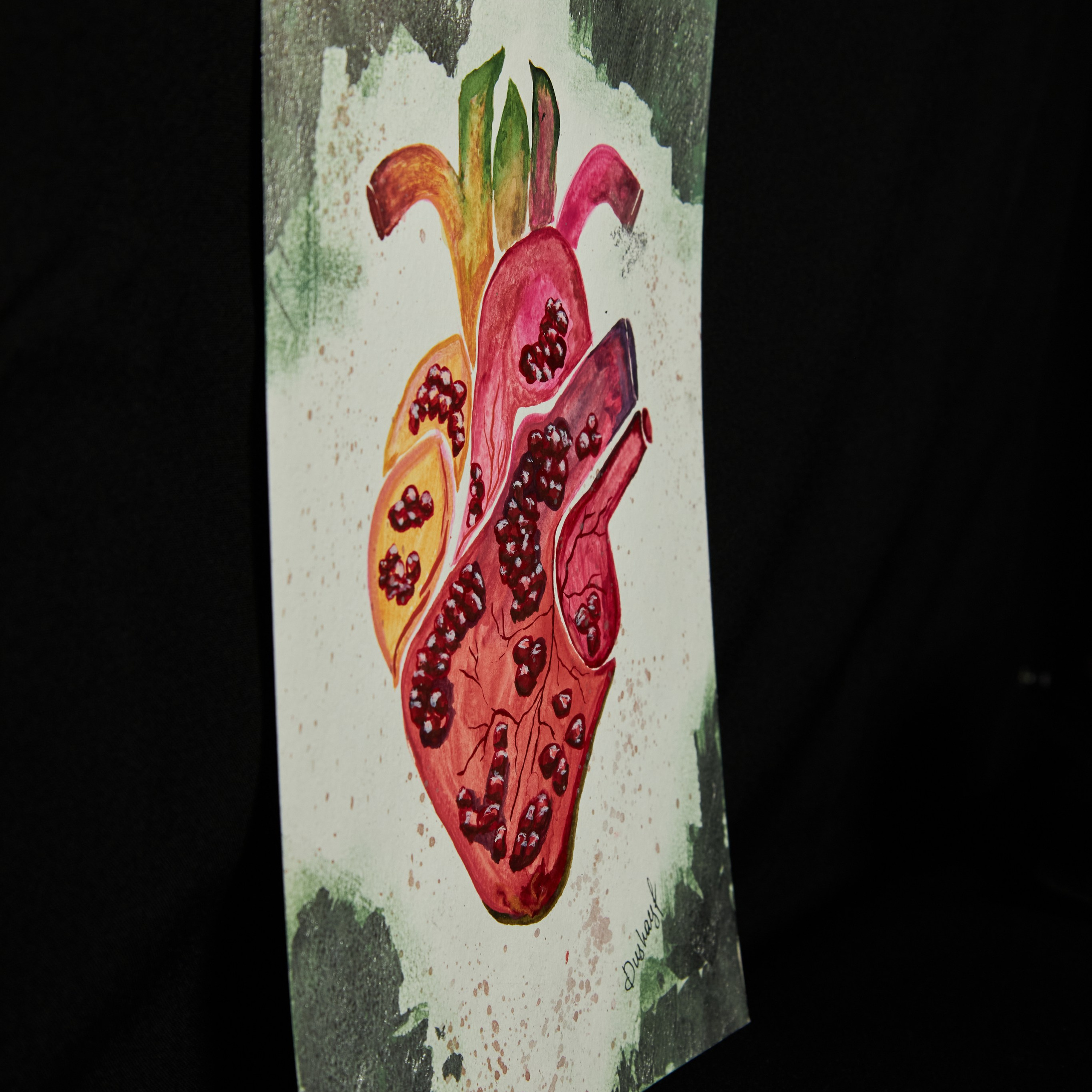 A pomegranate in the heart. Visual artist (photo & arts)