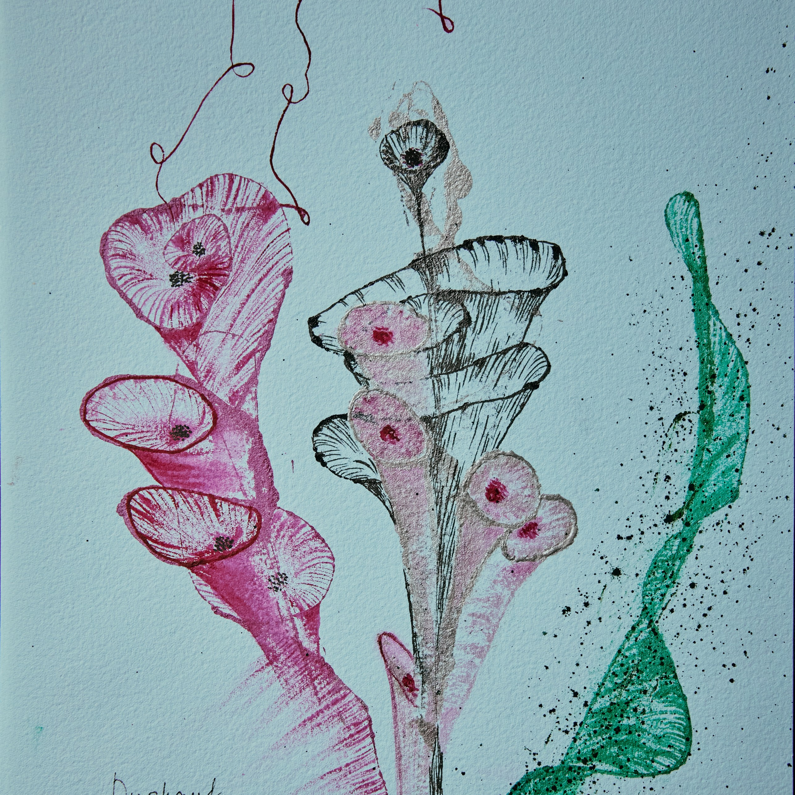 Modern abstract flowers. Visual artist (photo & arts)