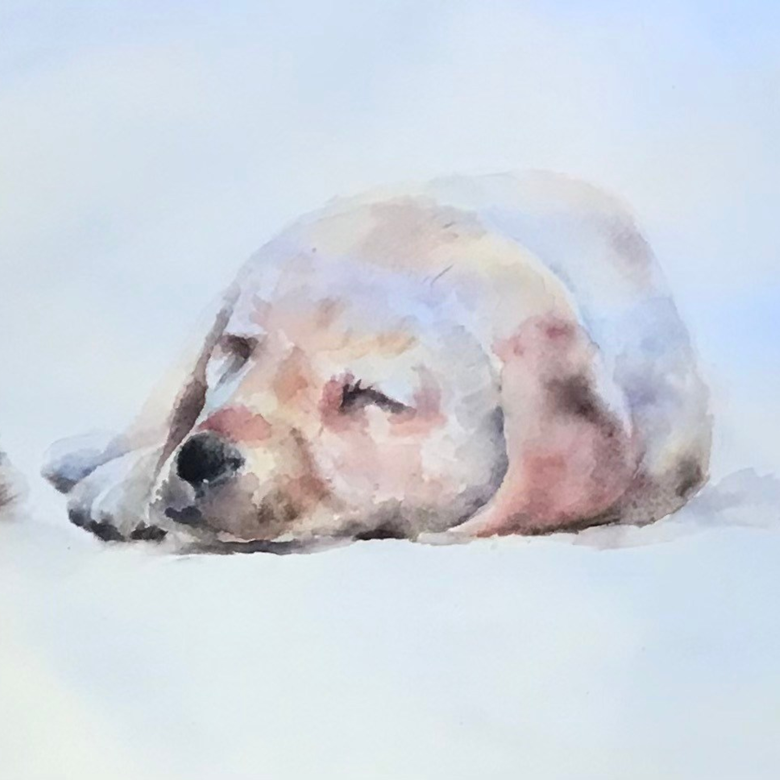 Картина: щенок, котенок, лисенок, художник Ирэн Постольная