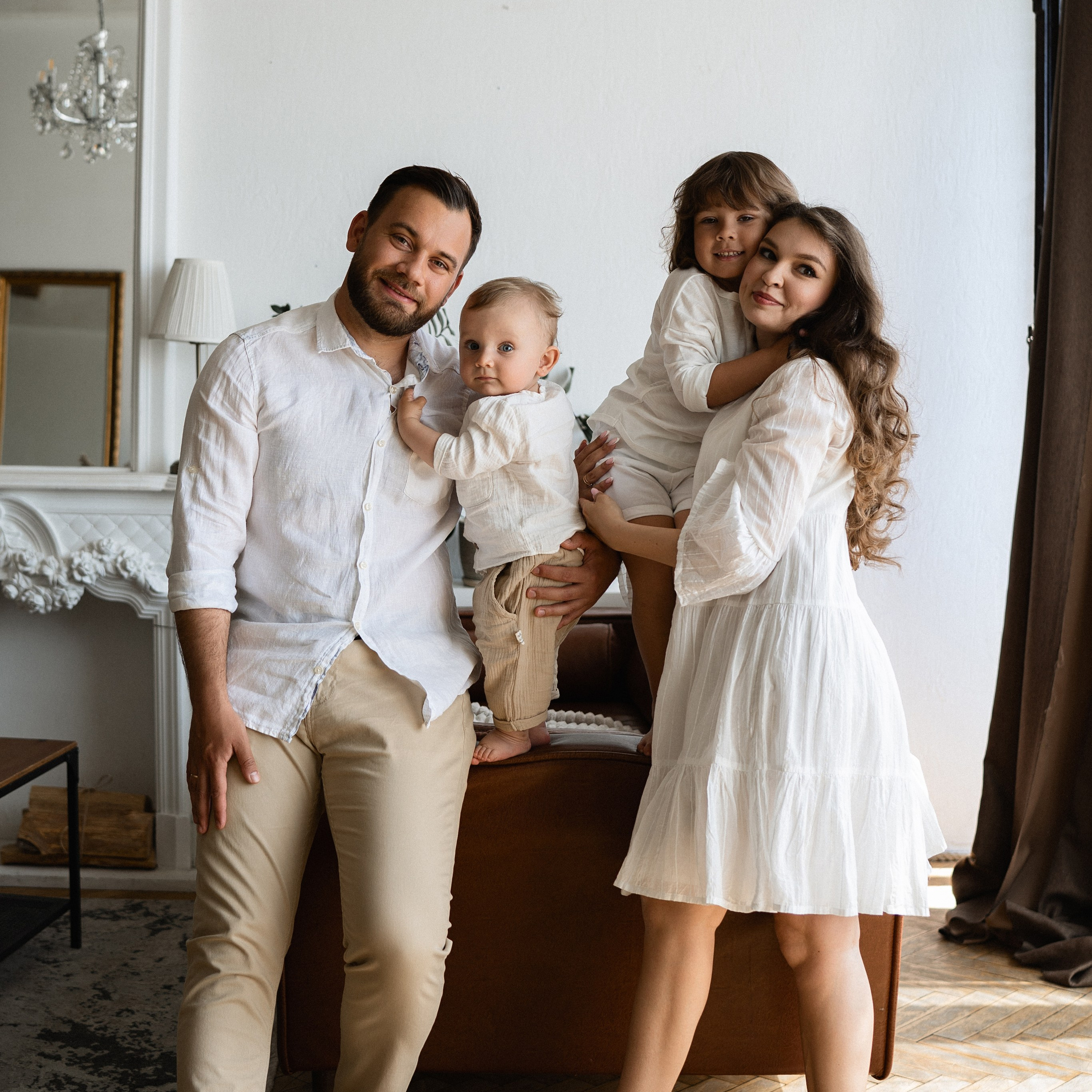 Ксюша, Егор, Елисей и Арсюша