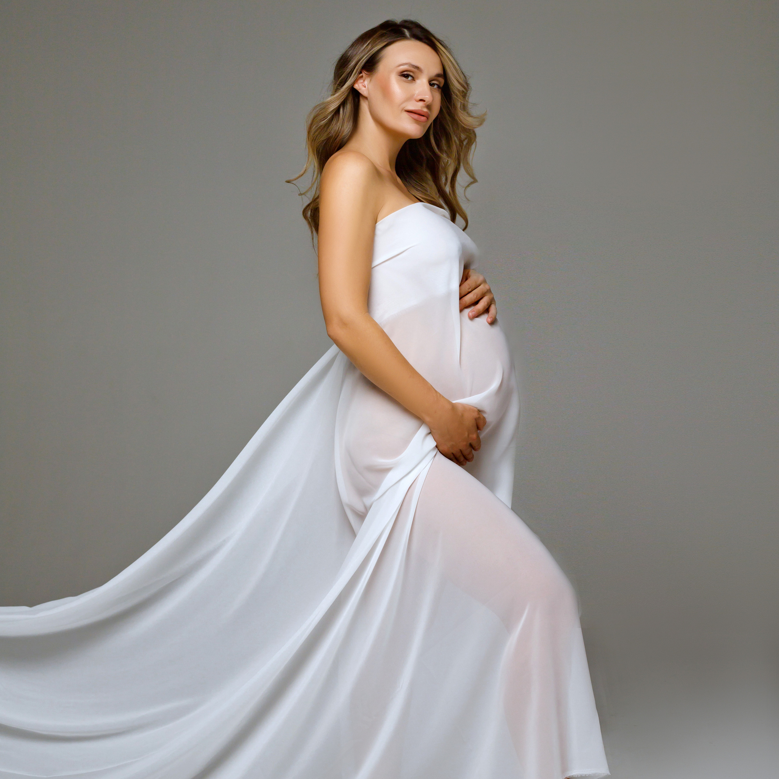 Стильно. Нежно. Летяще. Беременные съёмки.