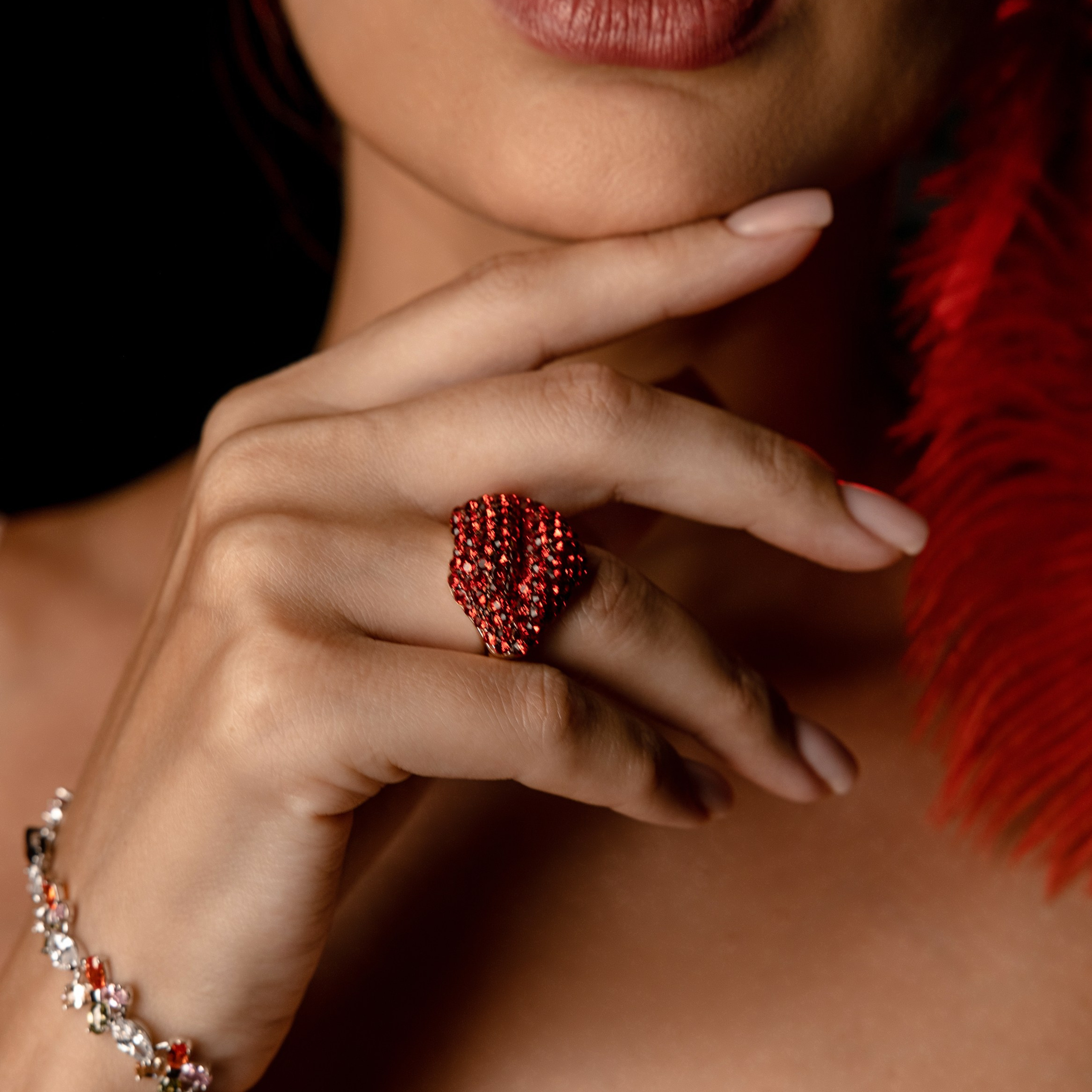 Съёмка украшений, дизайнер Василий Беляев