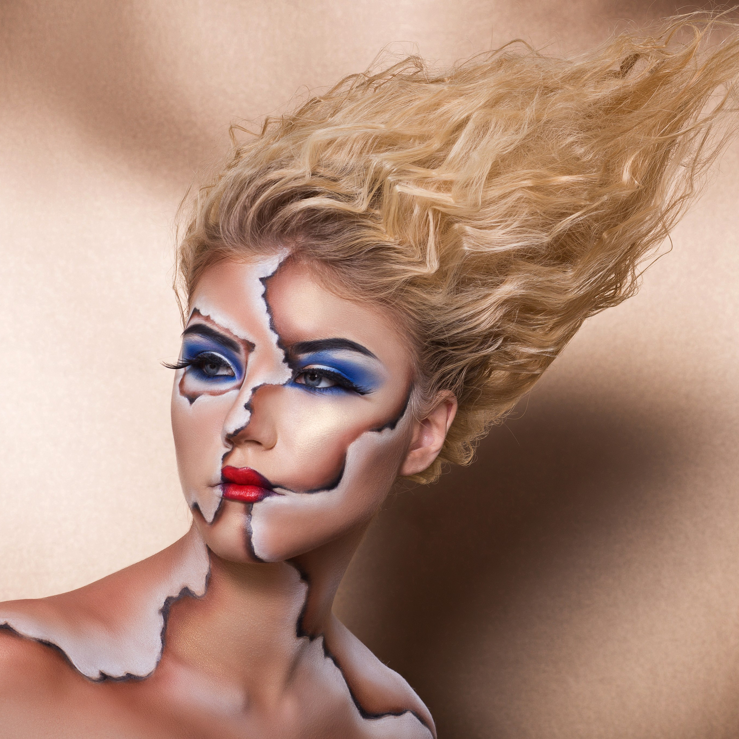 Съёмка для Чемпионата по визажу и парикмахерскому искусству, визажист Инна Воронцова