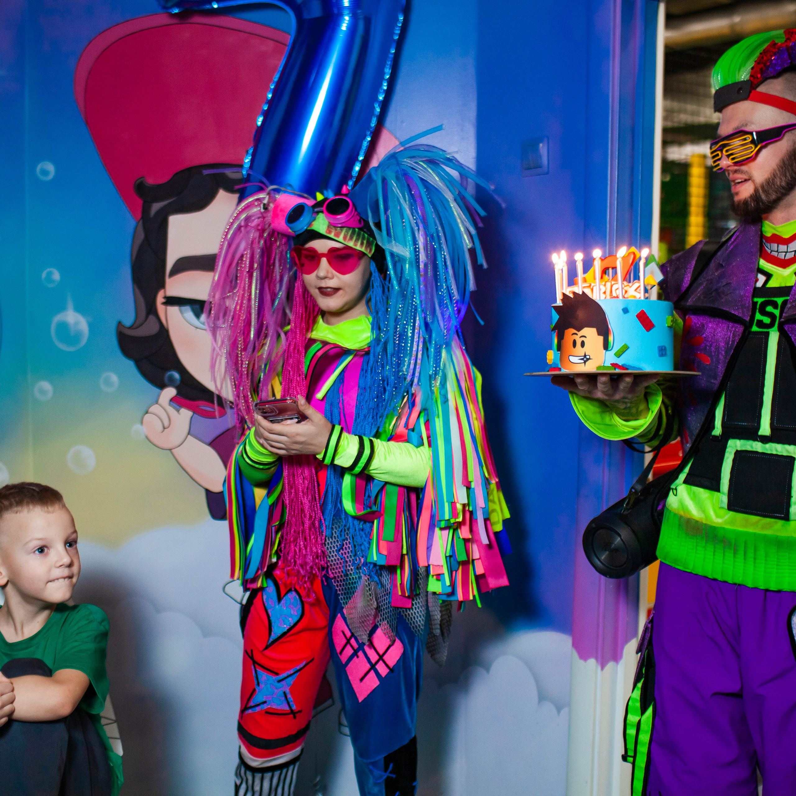 Неон Челендж День рождения Ярослава