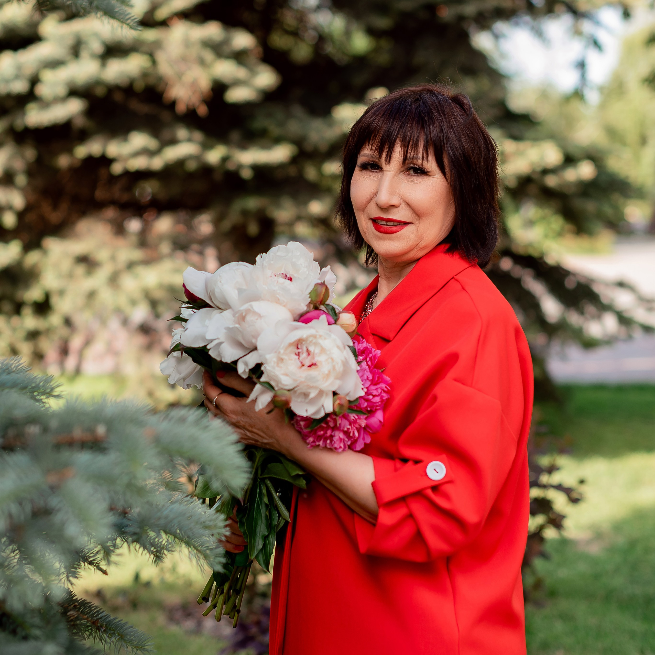 Людмила Ивановна с семьей