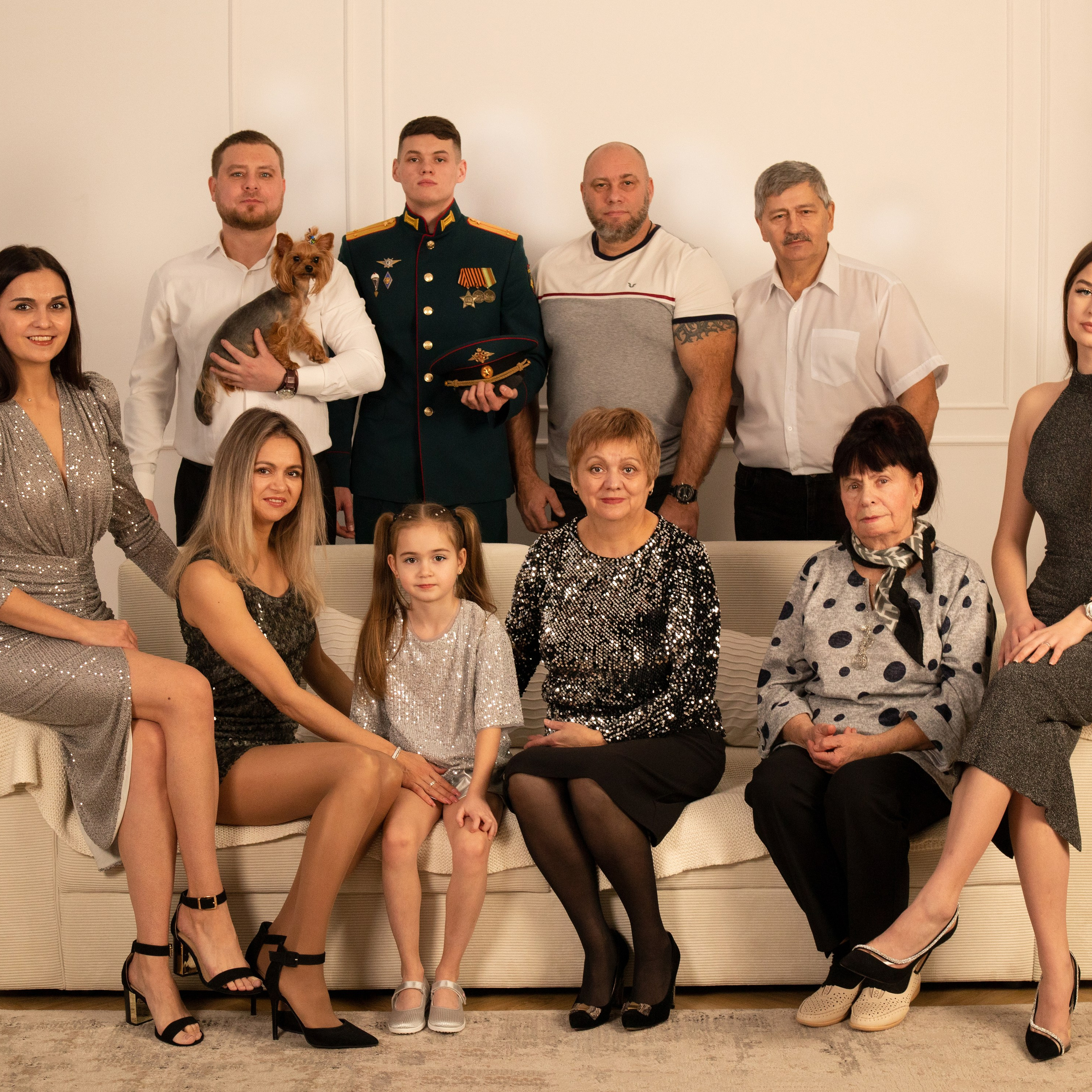 Новый год семья. Семейный и детский фотограф в Казани Калугина Лилия