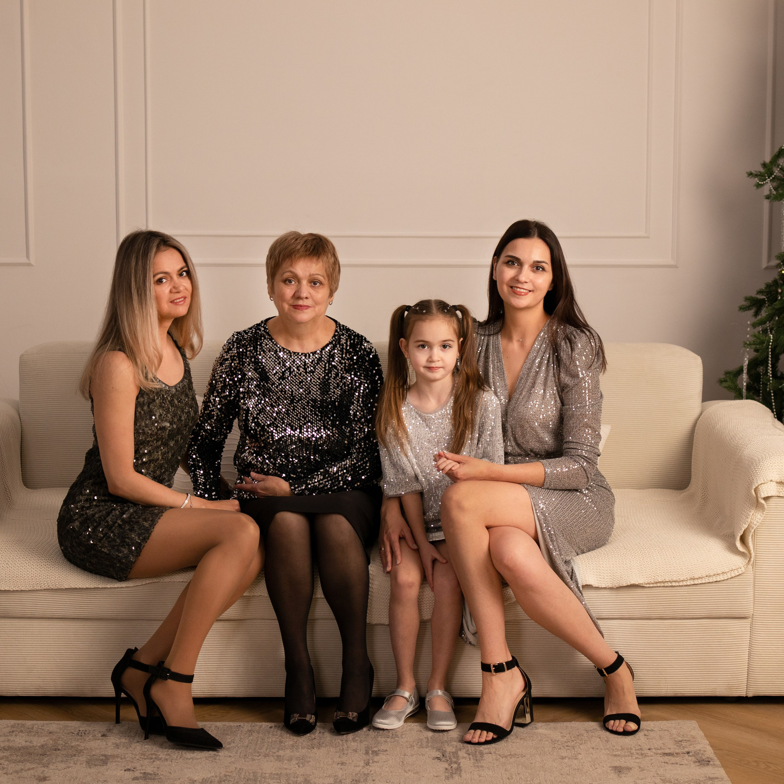 Новый год семья. Семейный и детский фотограф в Казани Калугина Лилия