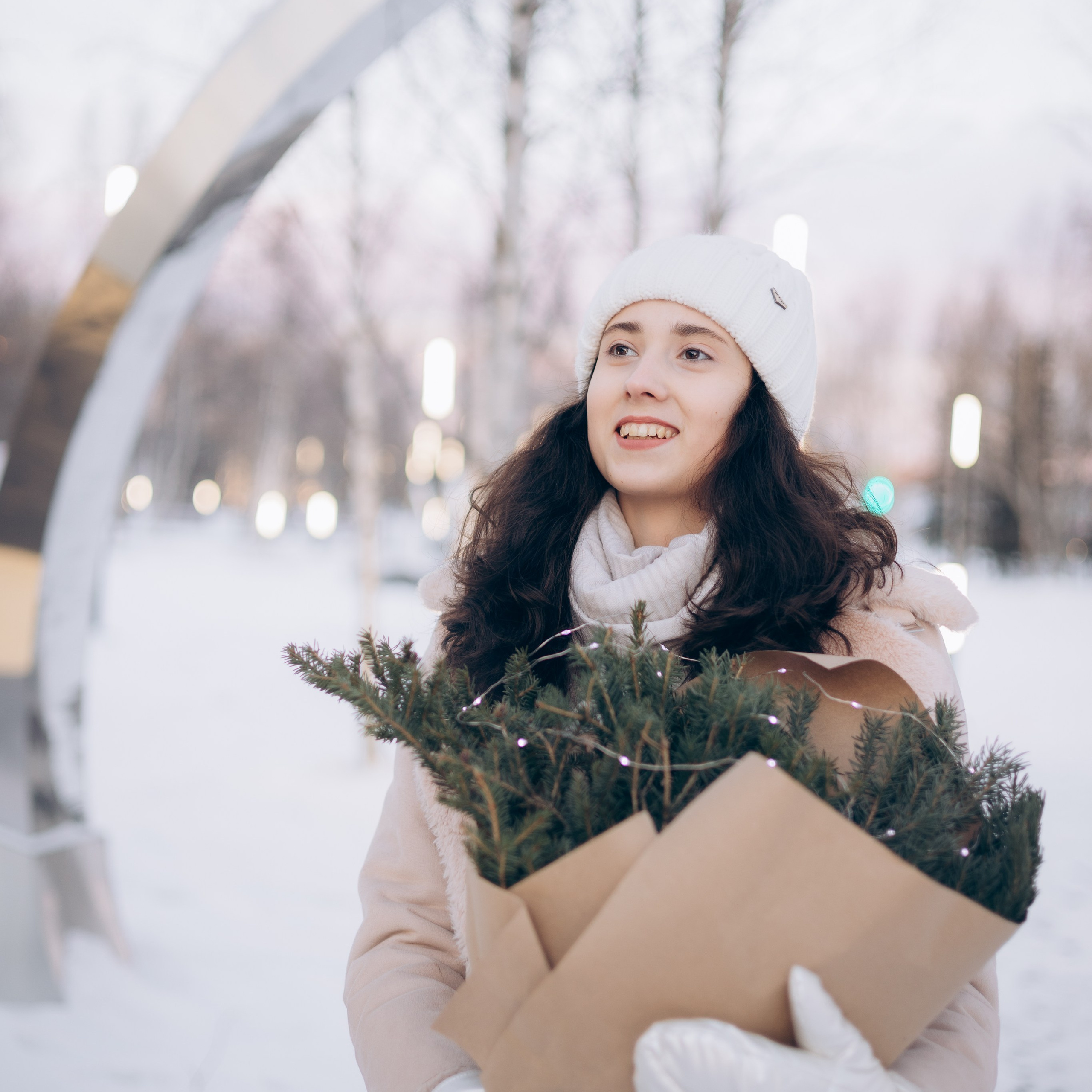 на улице. зима