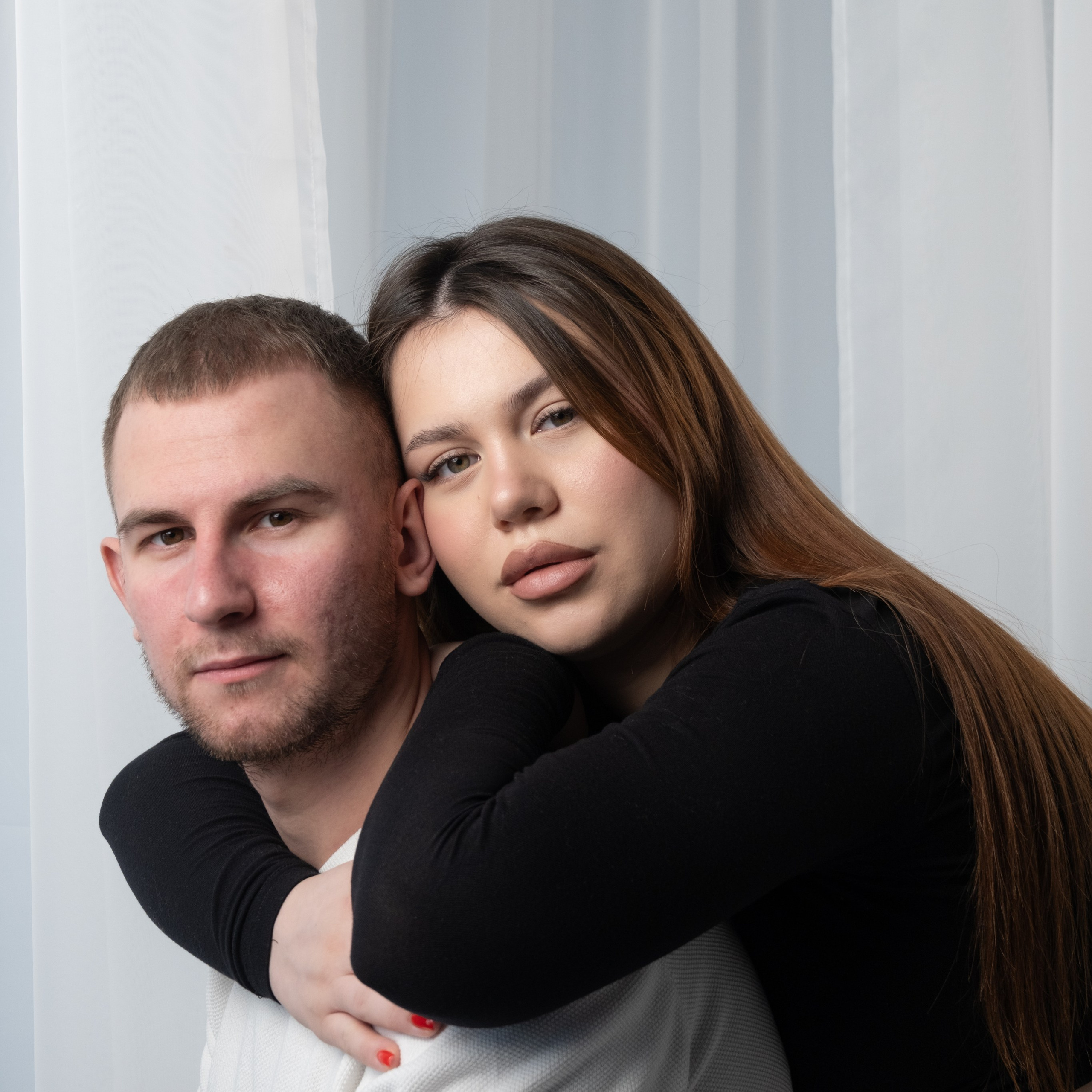 Фотосессия Саши и Полины в фотостудии Истории