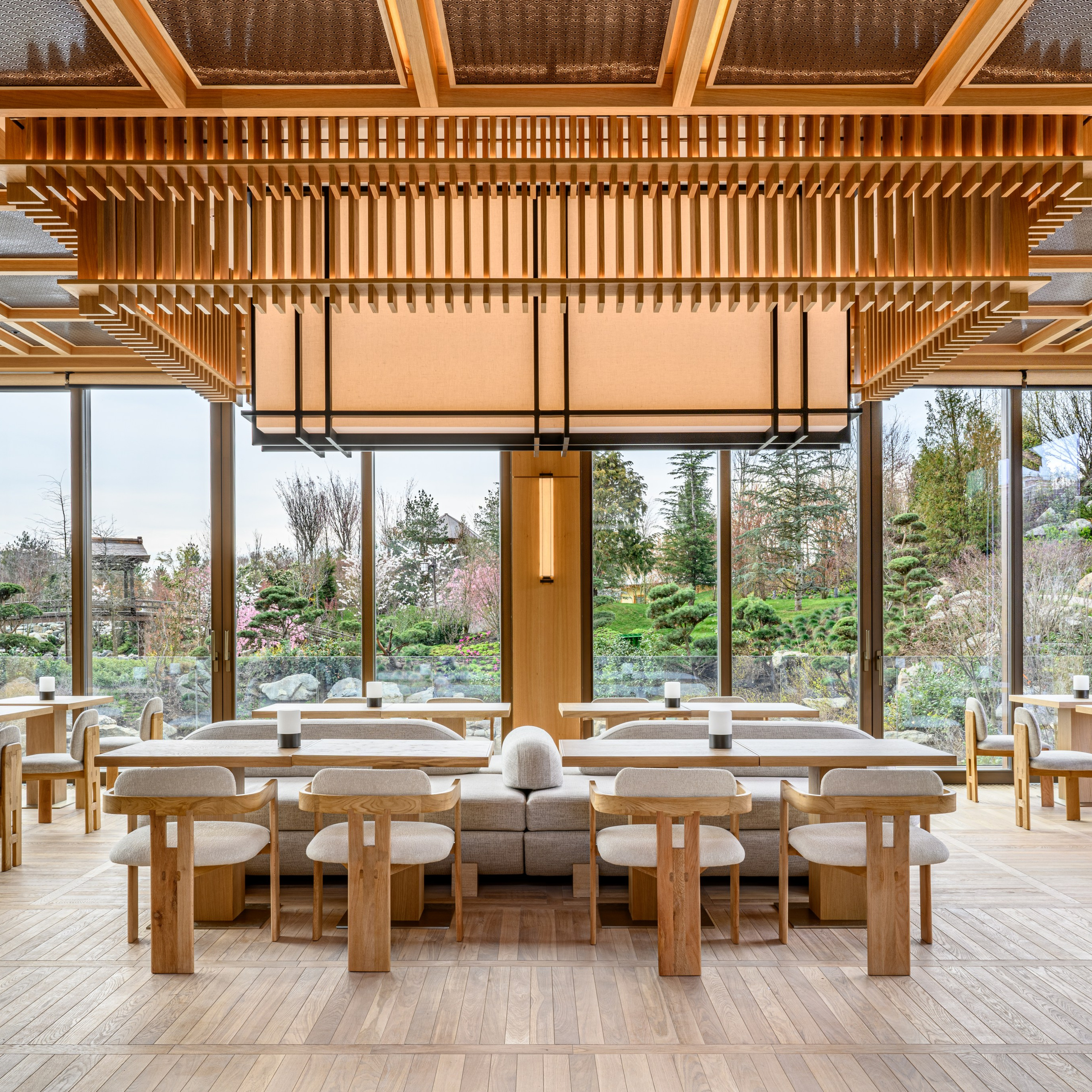 Рётэй — ресторан в японском саду